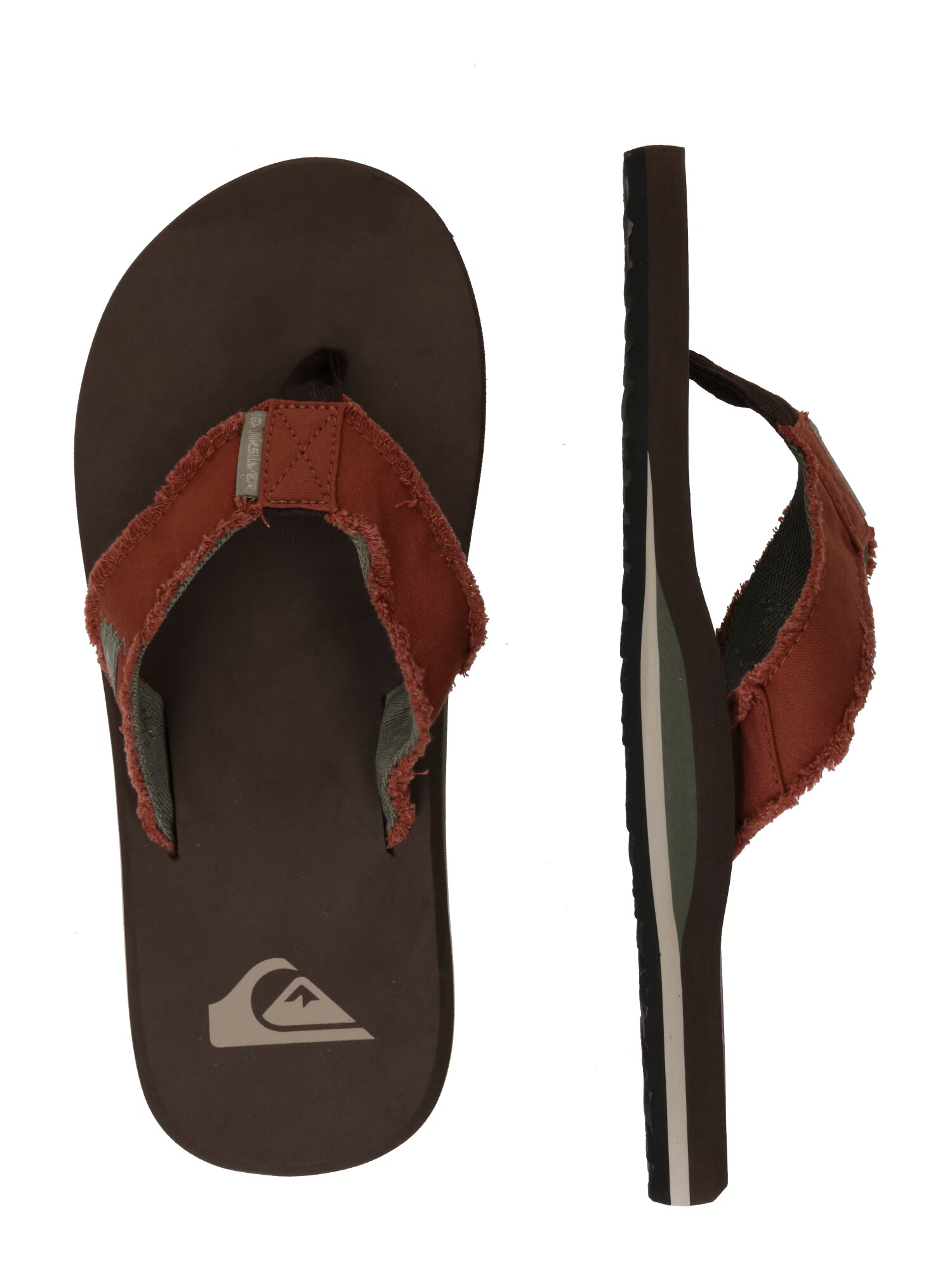 QUIKSILVER Flip-flops 'Monkey Abiss' maro caramel - Pled.ro