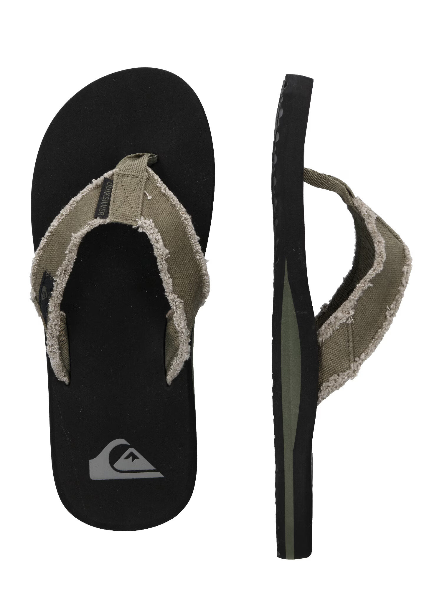 QUIKSILVER Flip-flops 'MONKEY ABYSS' maro / verde / negru - Pled.ro