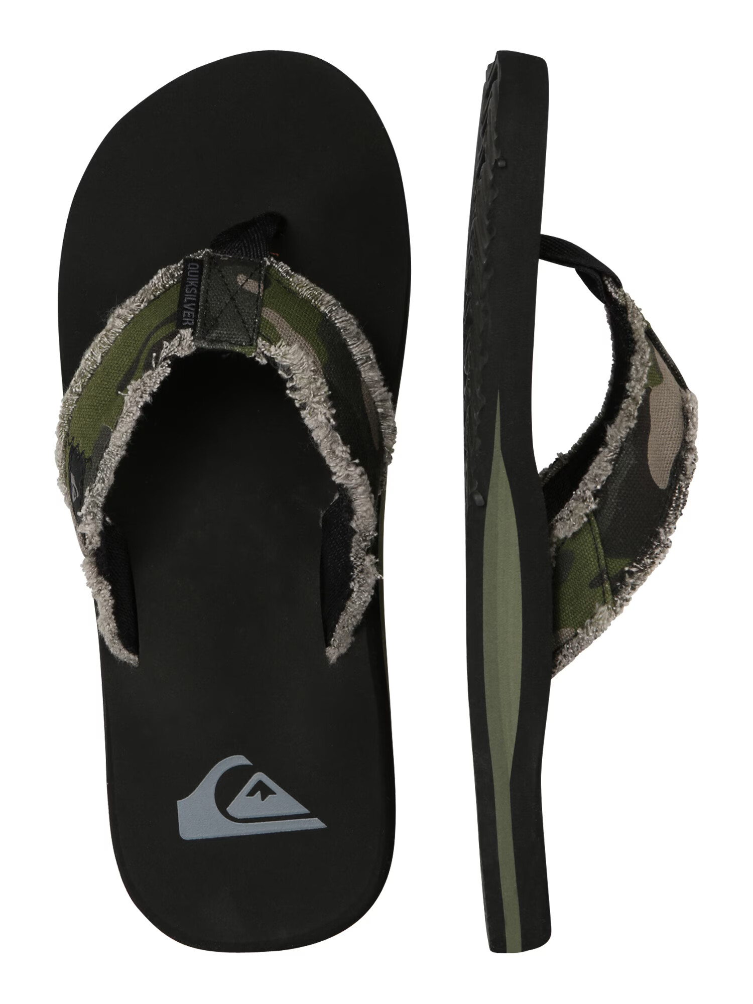 QUIKSILVER Flip-flops 'Monkey Abyss' maro / verde / negru - Pled.ro