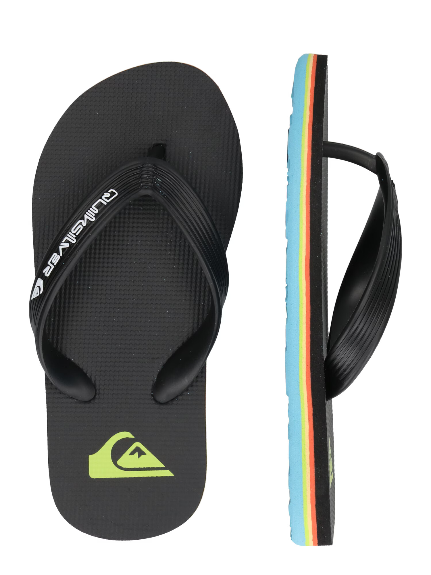 QUIKSILVER Flip-flops turcoaz / portocaliu / negru / alb - Pled.ro