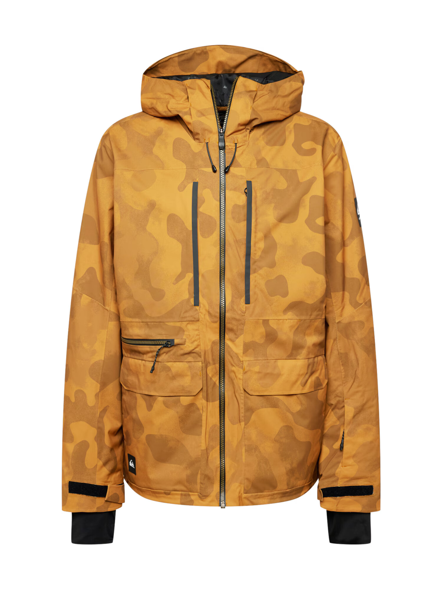 QUIKSILVER Geacă outdoor 'CARLSON' maro / ocru / negru - Pled.ro