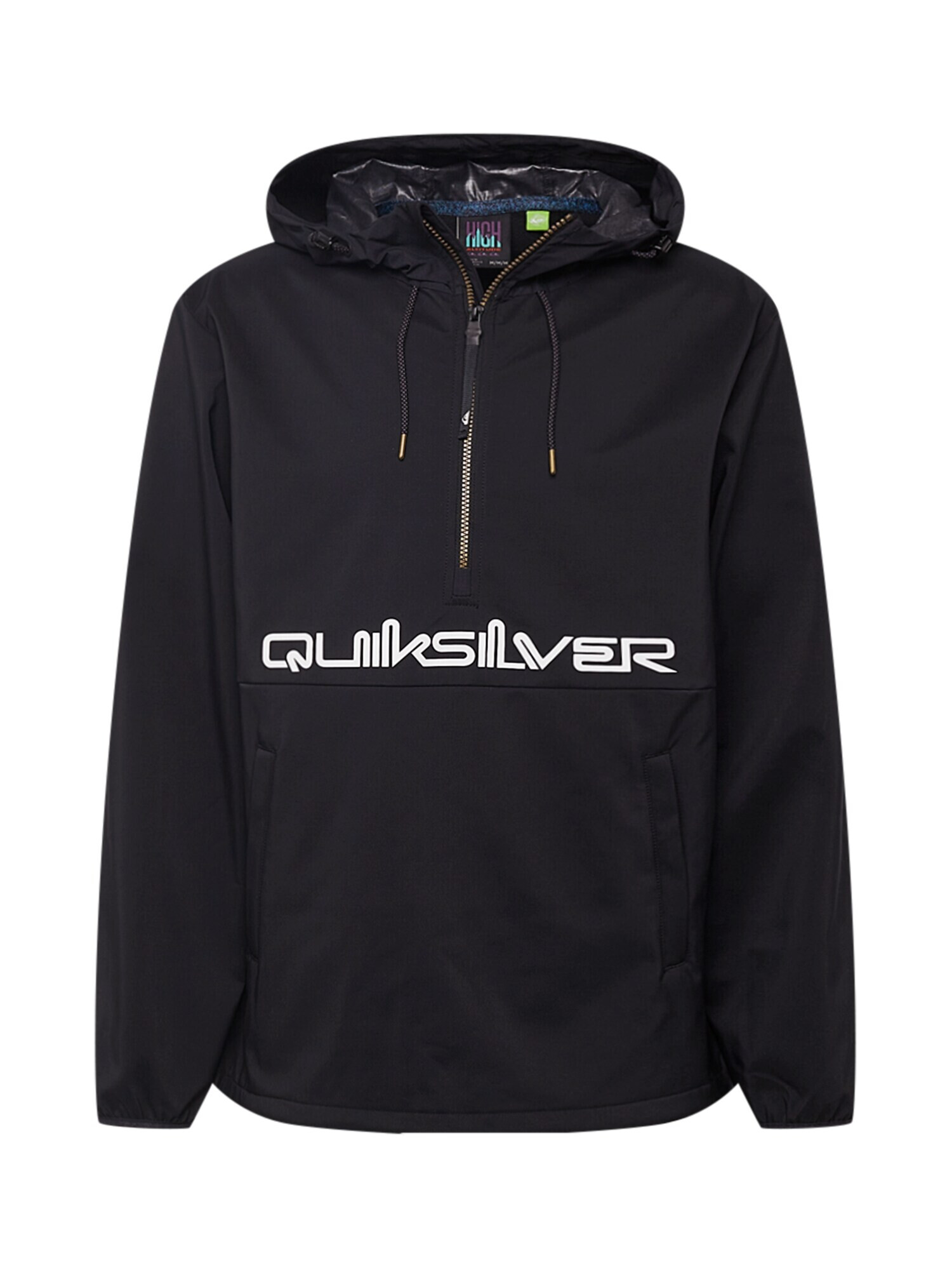 QUIKSILVER Geacă sport 'LIVE FOR THE RIDE' negru / alb - Pled.ro