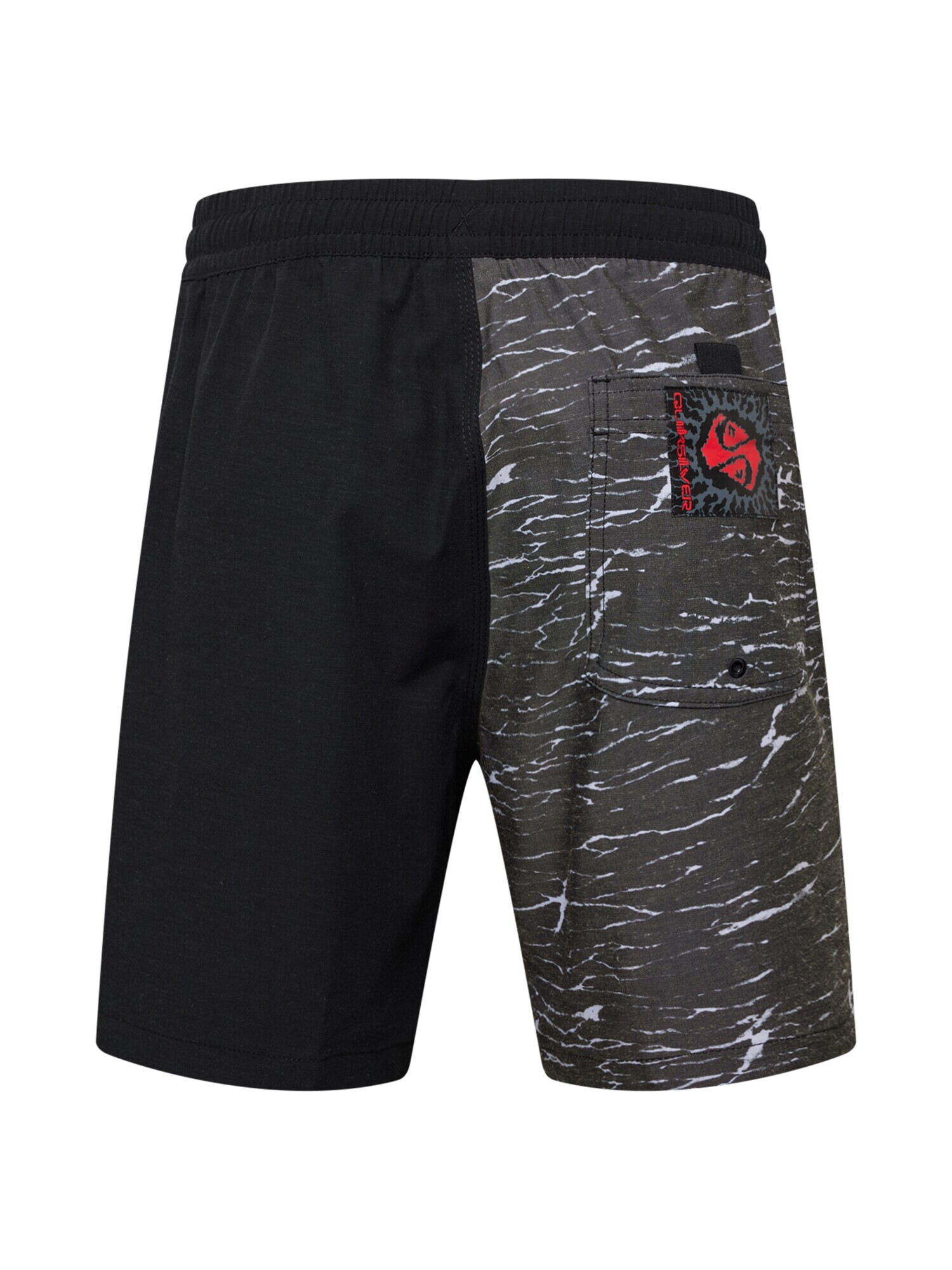 QUIKSILVER Pantaloni scurți apă '1986 VOLLEY' negru / alb - Pled.ro