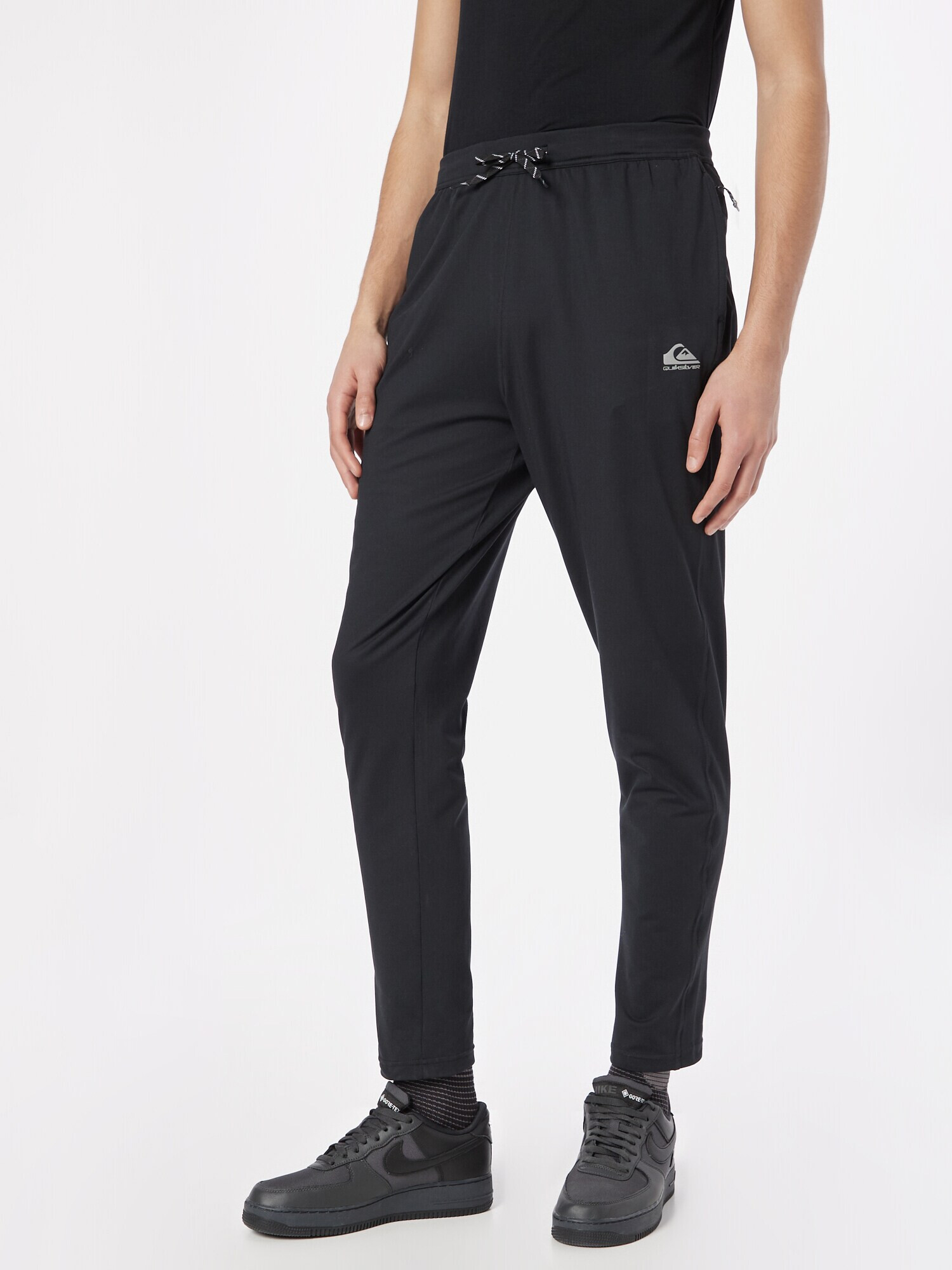 QUIKSILVER Pantaloni sport gri deschis / negru - Pled.ro