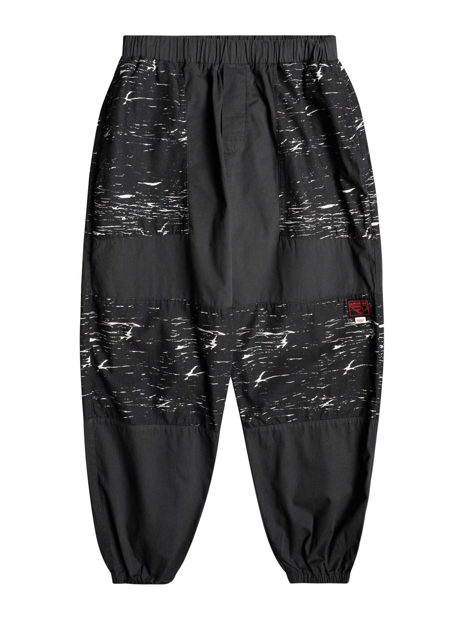 QUIKSILVER Pantaloni sport roșu / negru / alb - Pled.ro