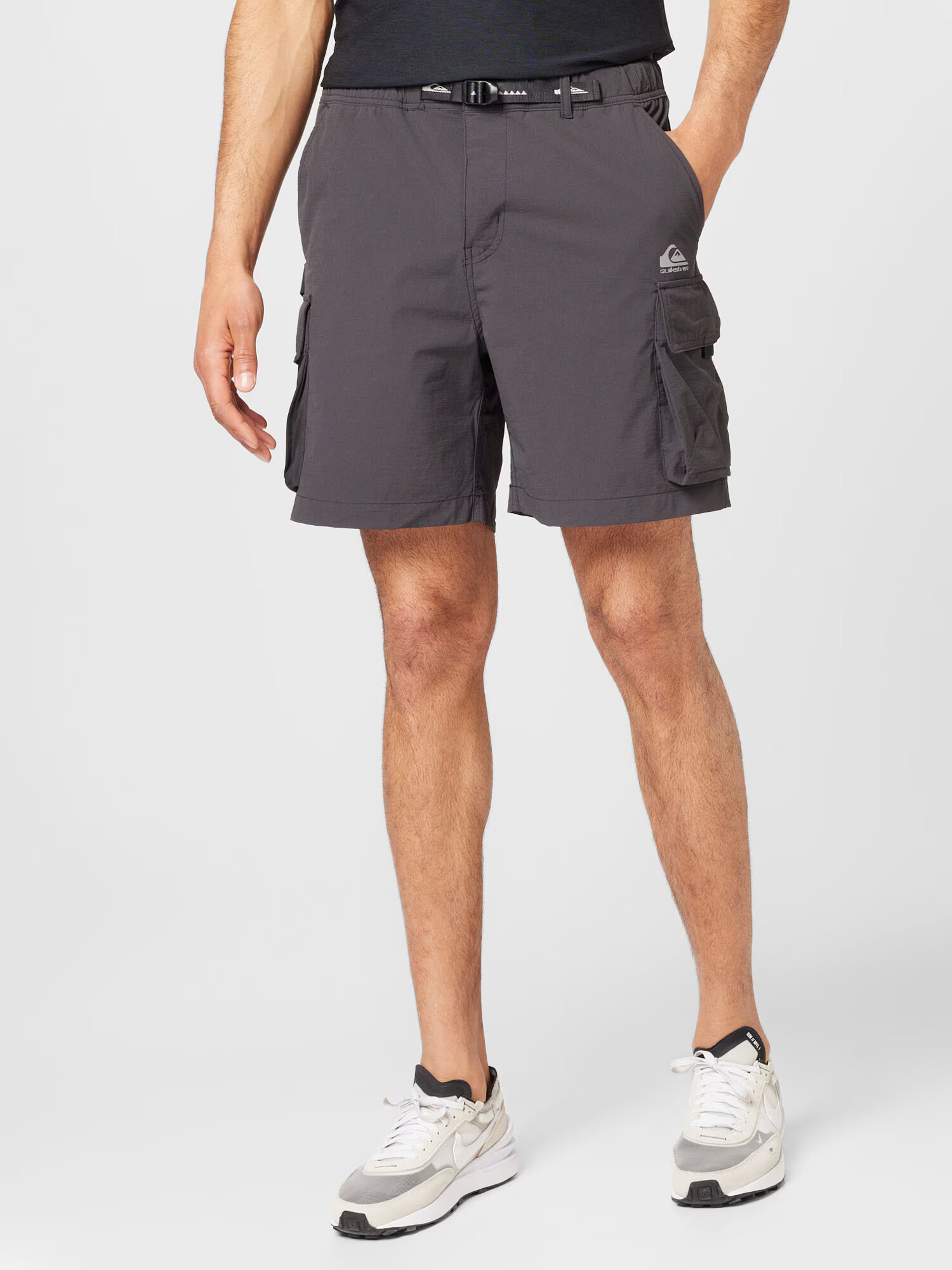 QUIKSILVER Pantaloni sport 'RUN ASHORE' gri închis - Pled.ro