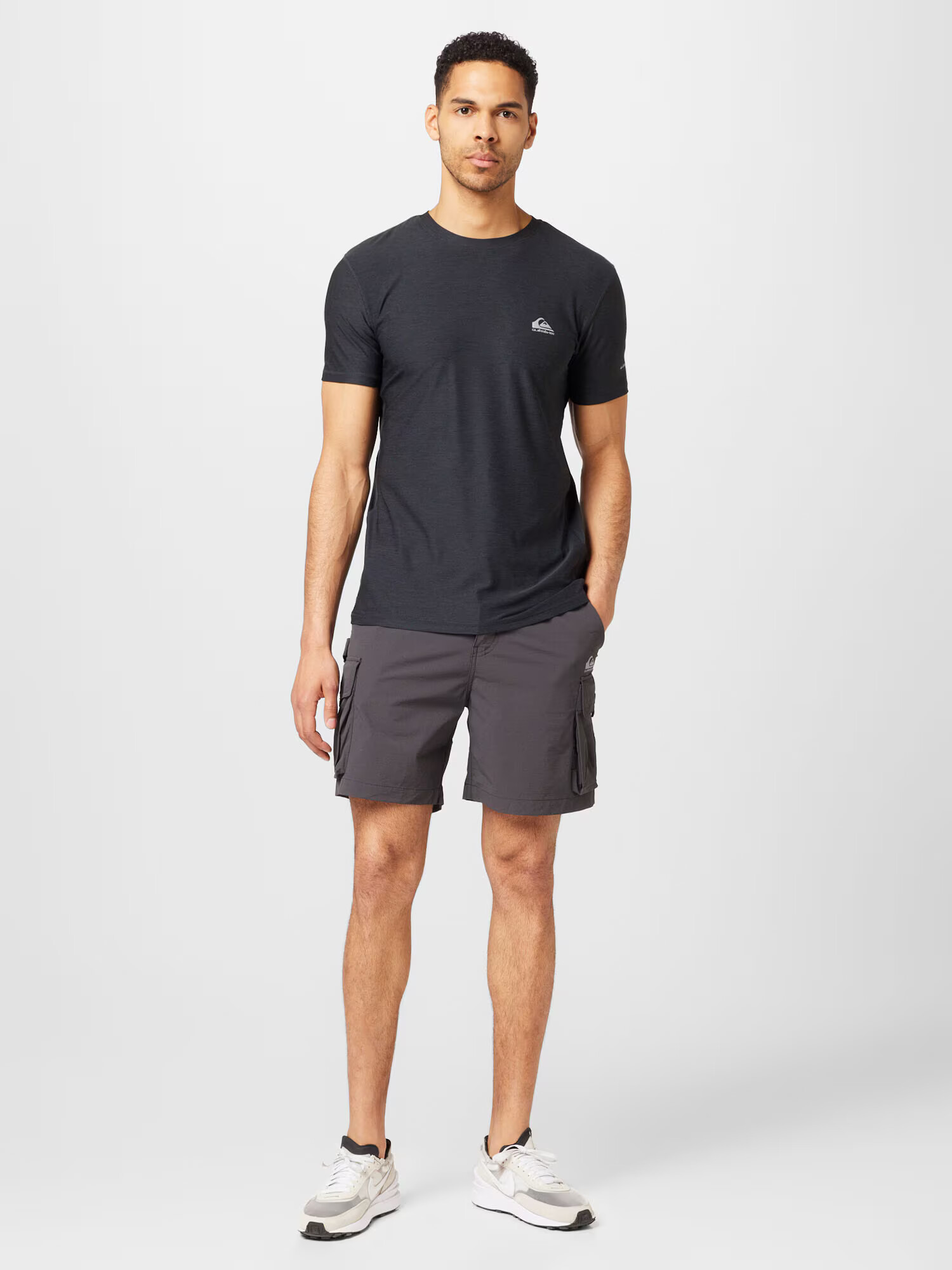 QUIKSILVER Pantaloni sport 'RUN ASHORE' gri închis - Pled.ro