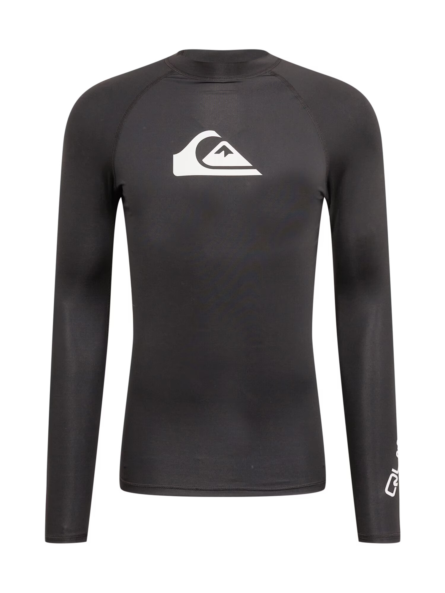 QUIKSILVER Tricou funcțional 'ALL TIME' negru / alb - Pled.ro