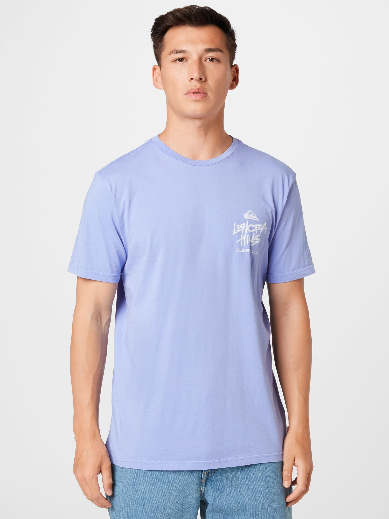 QUIKSILVER Tricou funcțional 'LENORA SURF CLUB' albastru violet / alb - Pled.ro