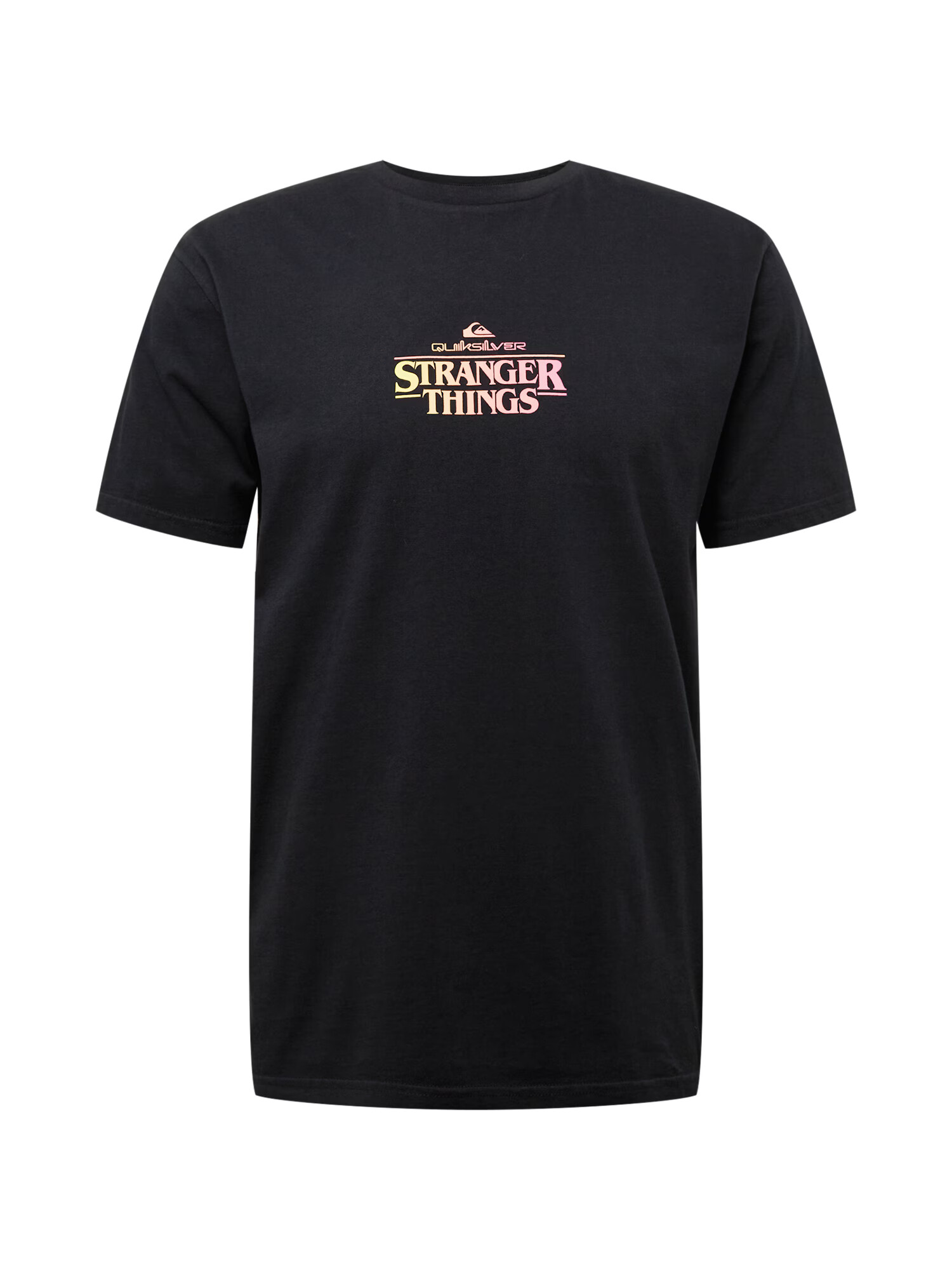 QUIKSILVER Tricou funcțional 'STRANGER THINGS' galben / roz / negru - Pled.ro