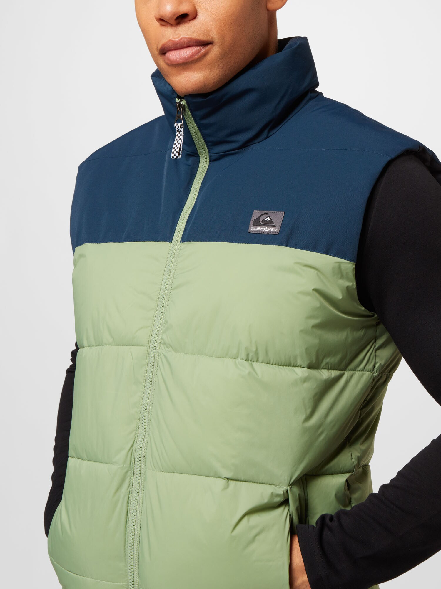 QUIKSILVER Vestă 'WOLF' bleumarin / verde deschis - Pled.ro