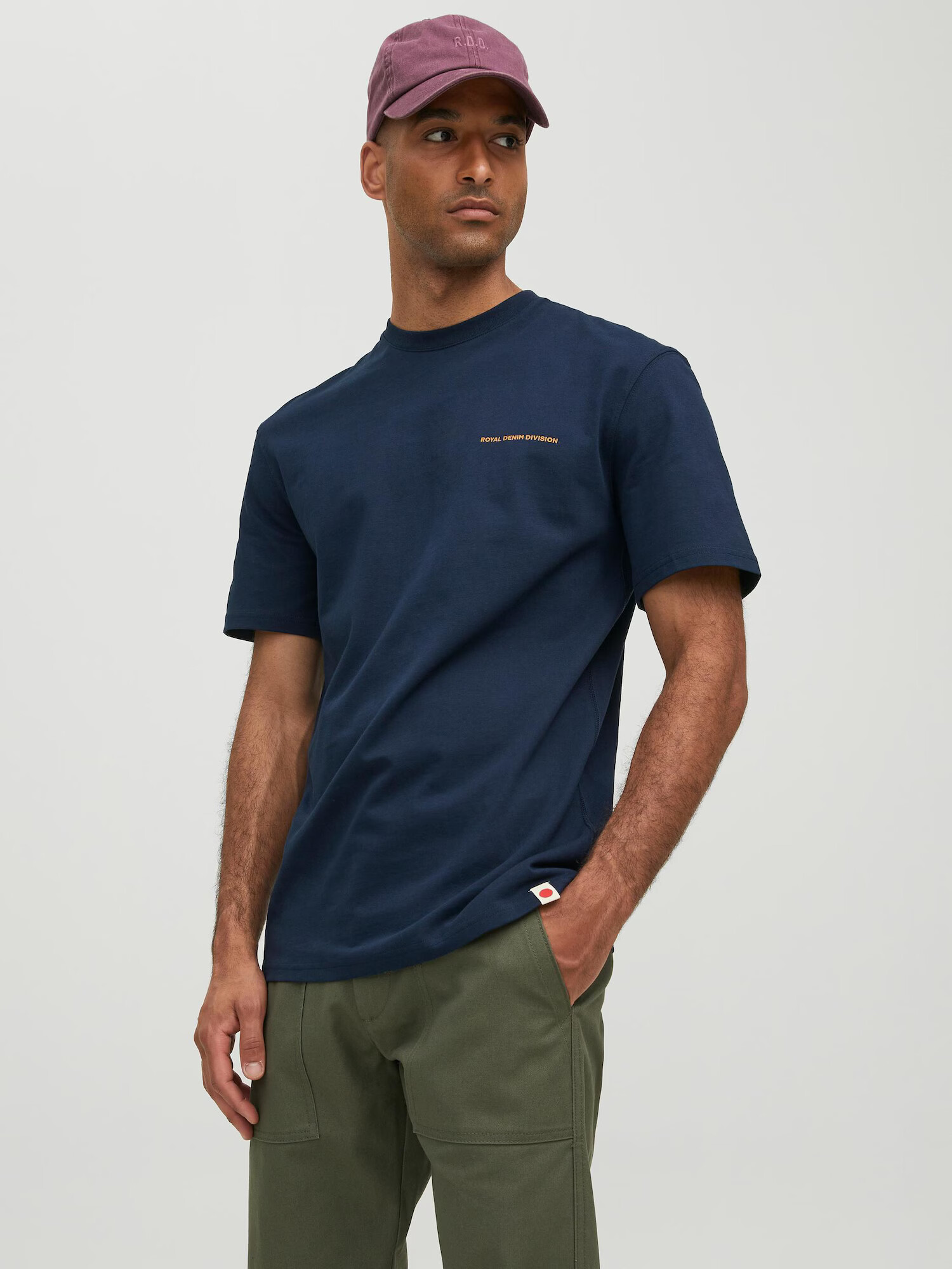 R.D.D. ROYAL DENIM DIVISION Tricou 'EDDY' bleumarin - Pled.ro