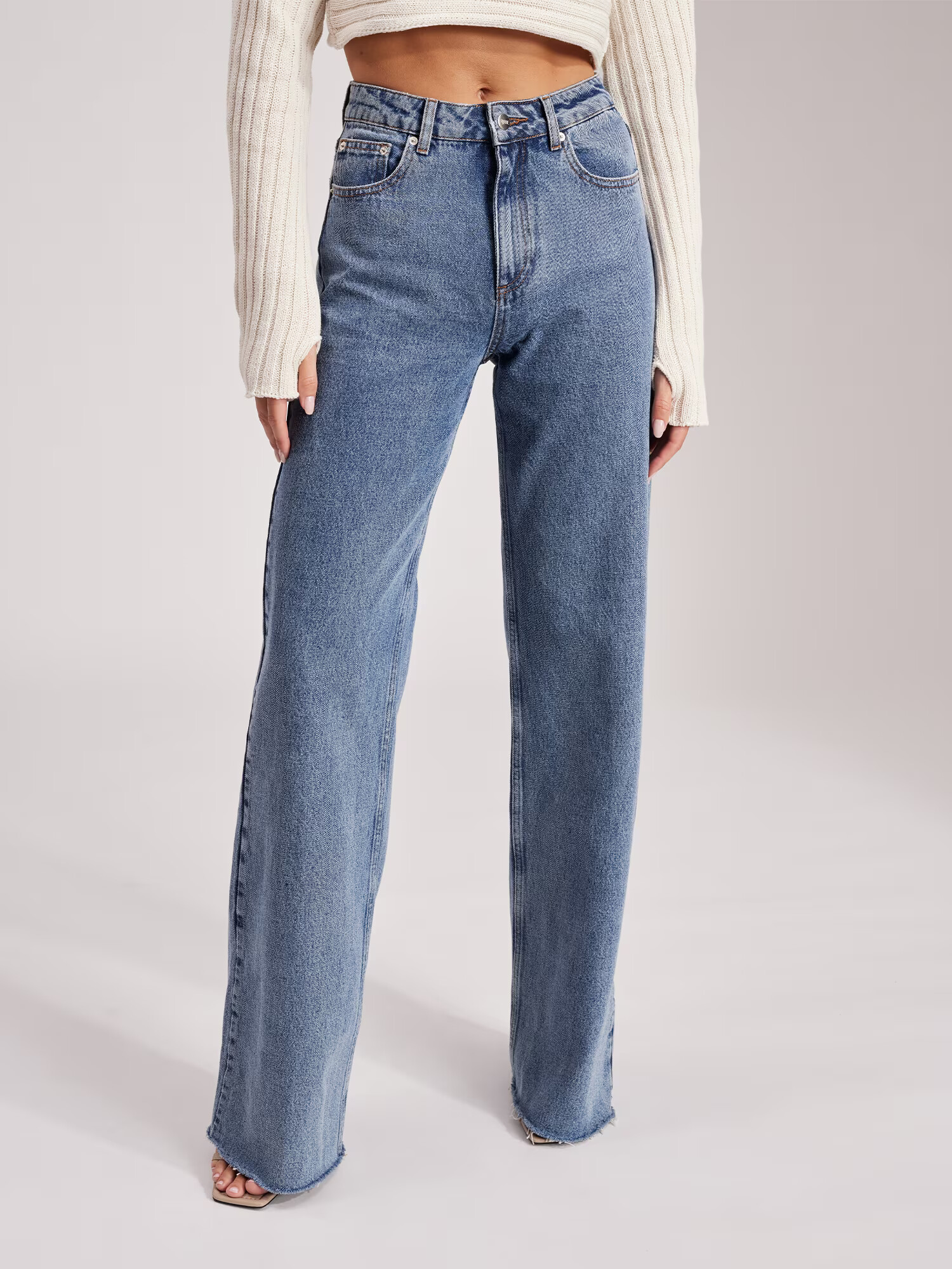 RÆRE by Lorena Rae Jeans 'Mara Tall' albastru - Pled.ro