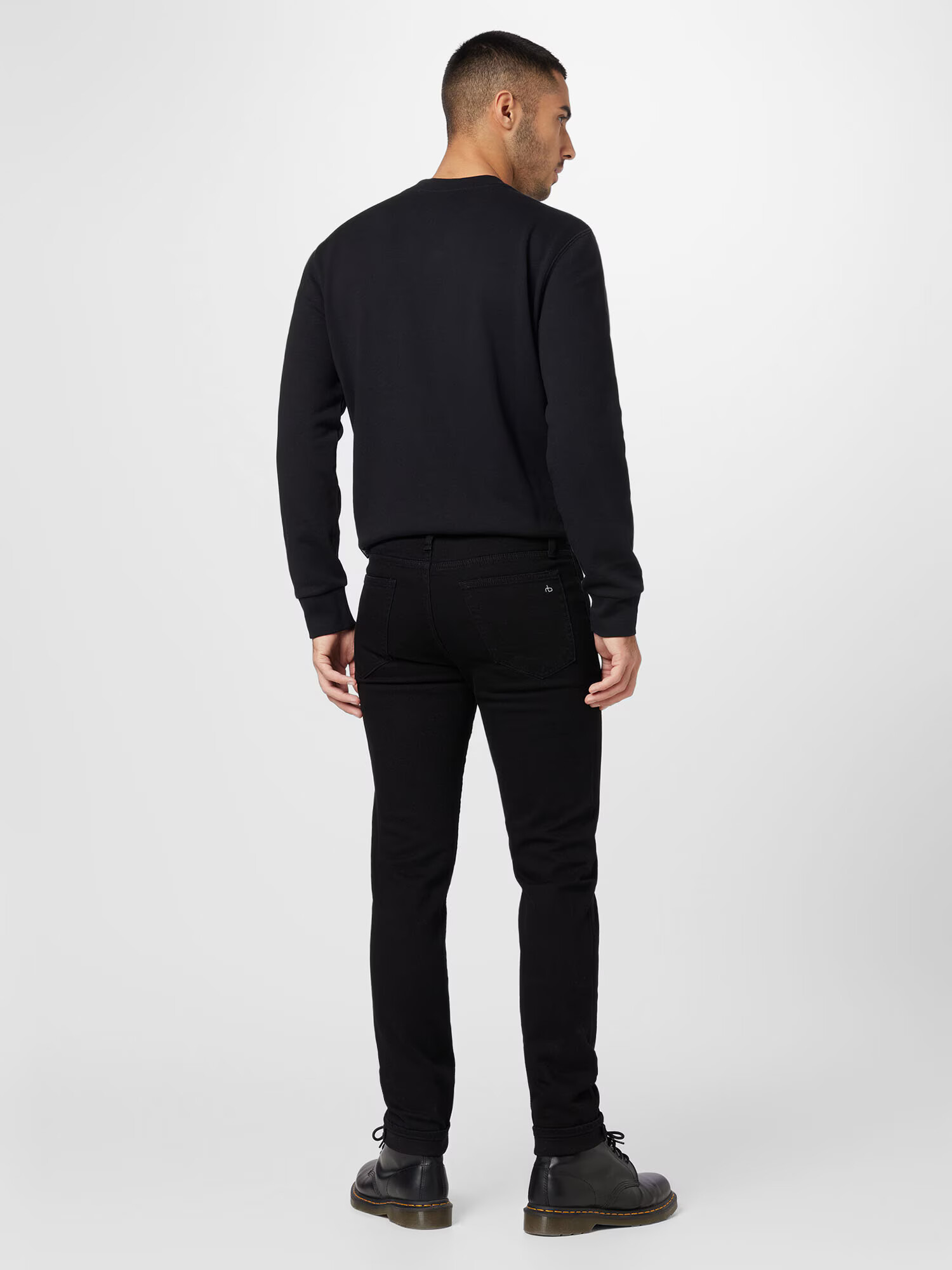 rag & bone Jeans 'FIT 2 authentic stretch' negru - Pled.ro