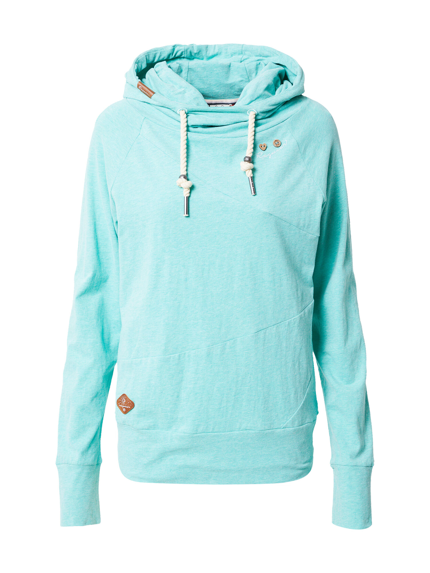 Ragwear Bluză de molton 'FUGE' albastru aqua - Pled.ro