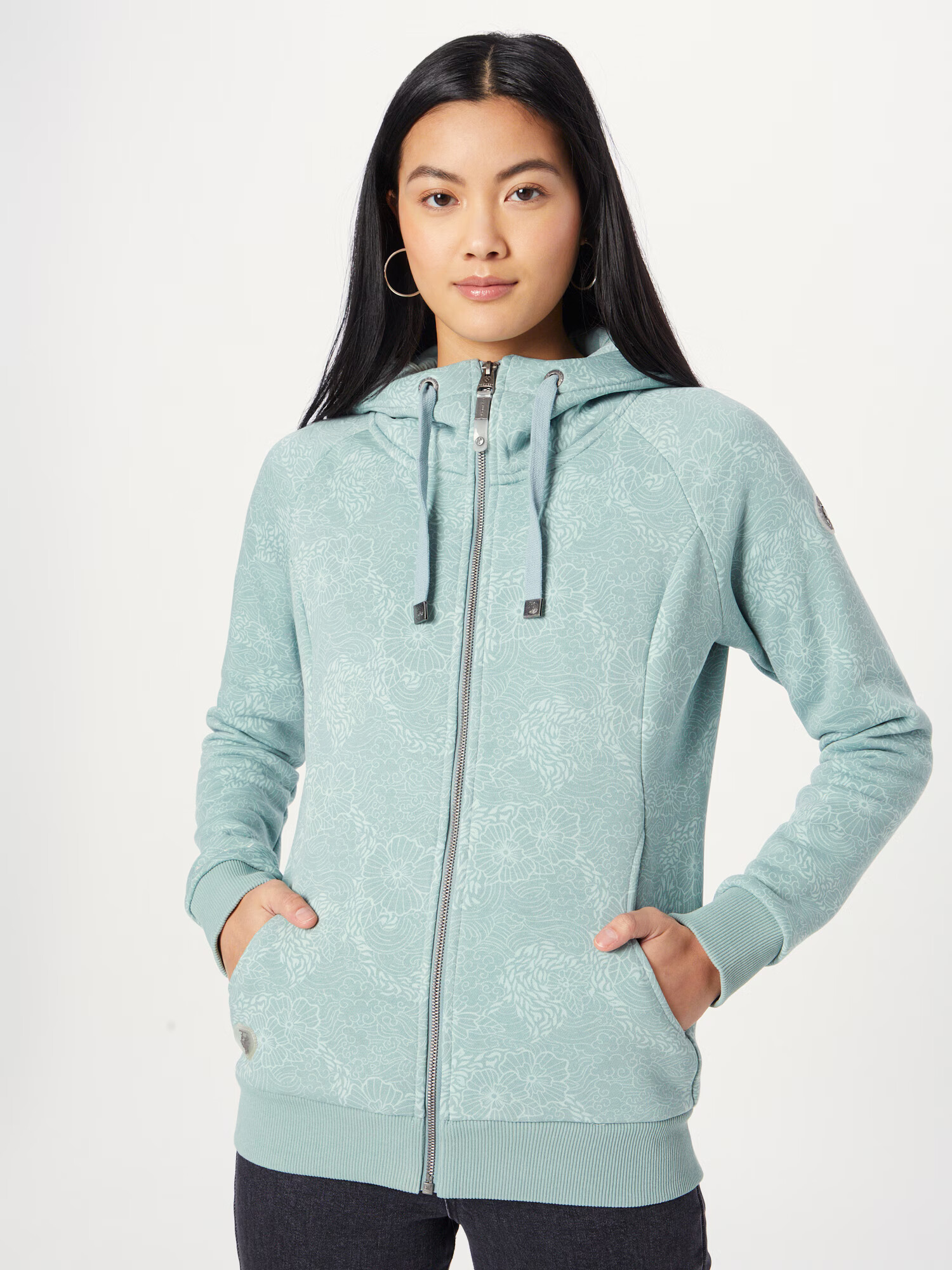 Ragwear Hanorac albastru aqua / alb - Pled.ro