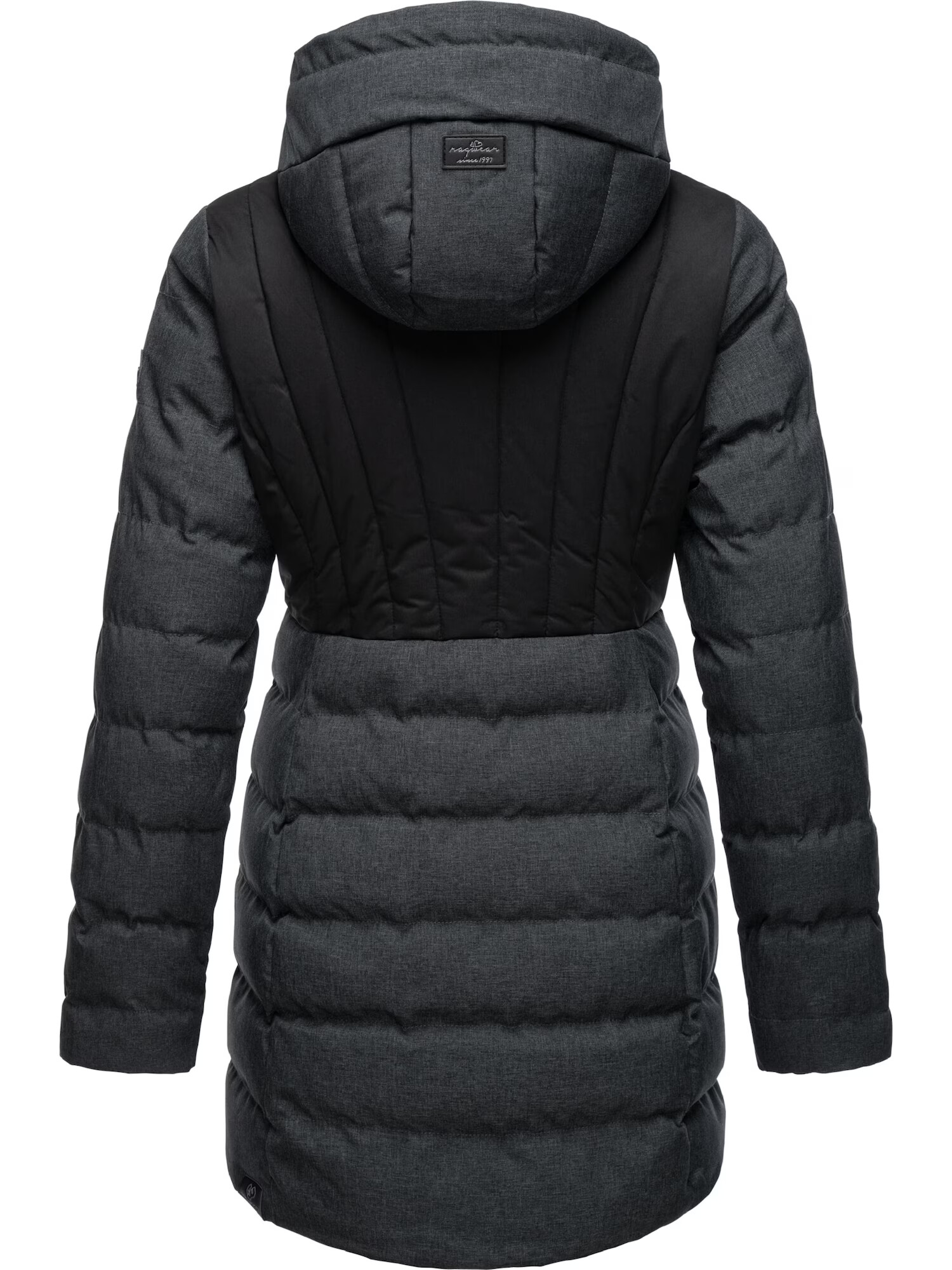 Ragwear Parka de iarnă 'Ashanta' gri închis / negru - Pled.ro