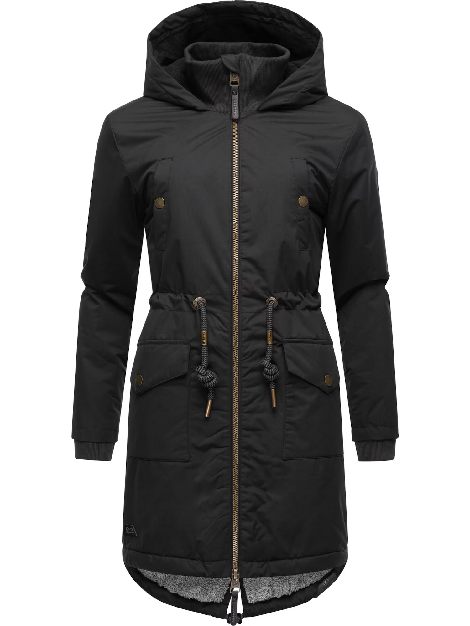 Ragwear Parka de iarnă 'Crescend' negru - Pled.ro