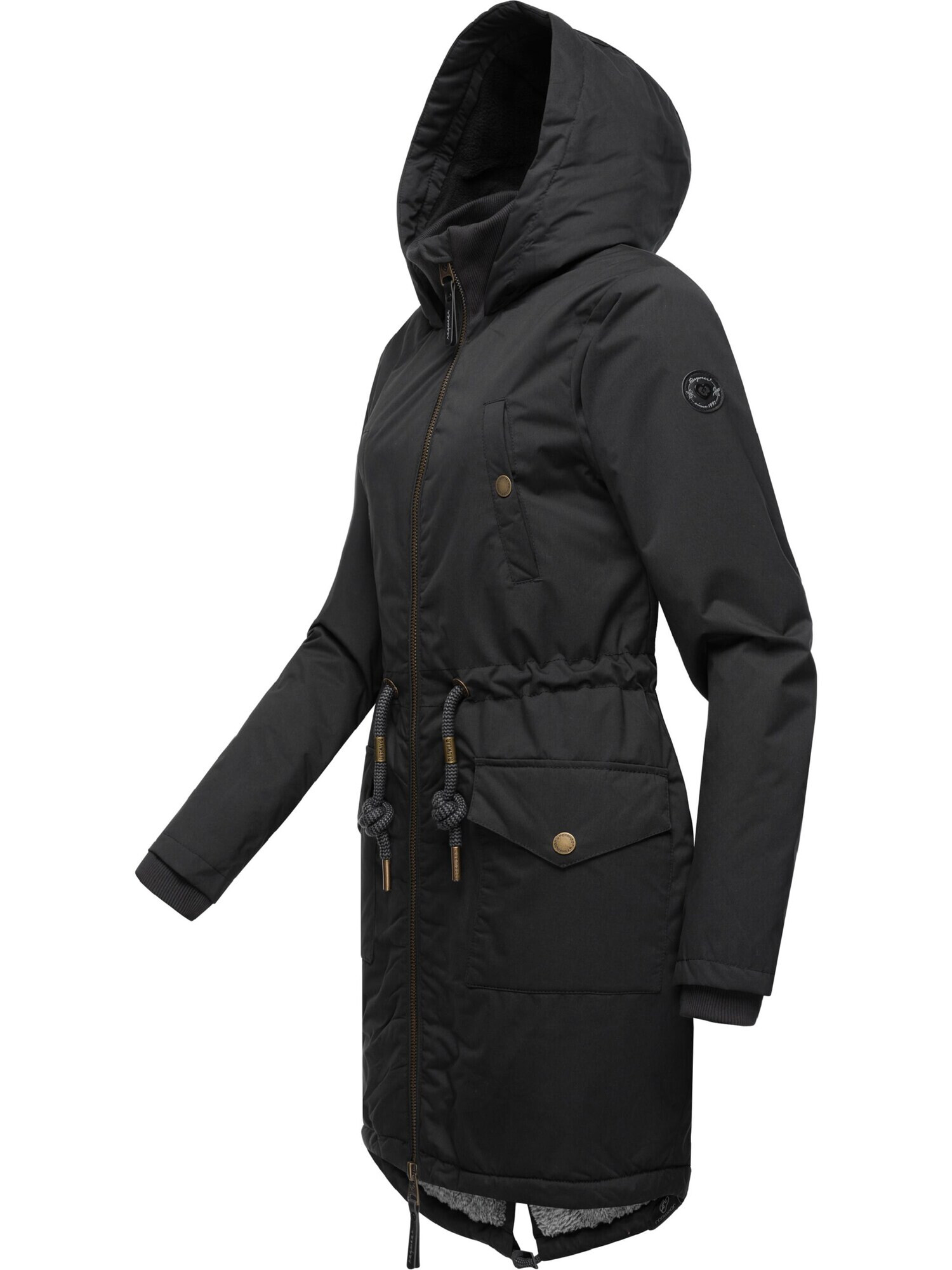 Ragwear Parka de iarnă 'Crescend' negru - Pled.ro