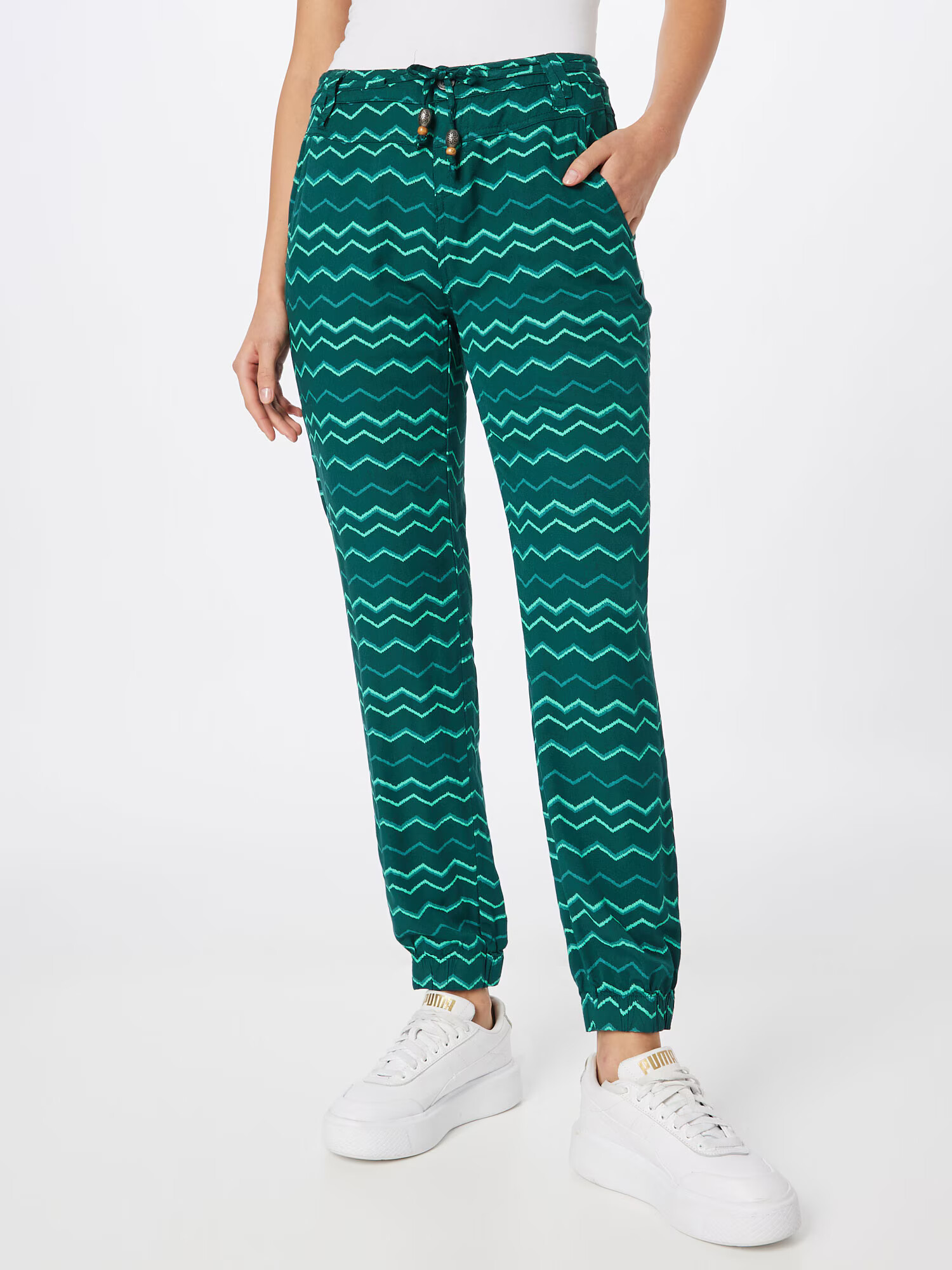 Ragwear Pantaloni 'Talin' verde mentă / verde închis - Pled.ro