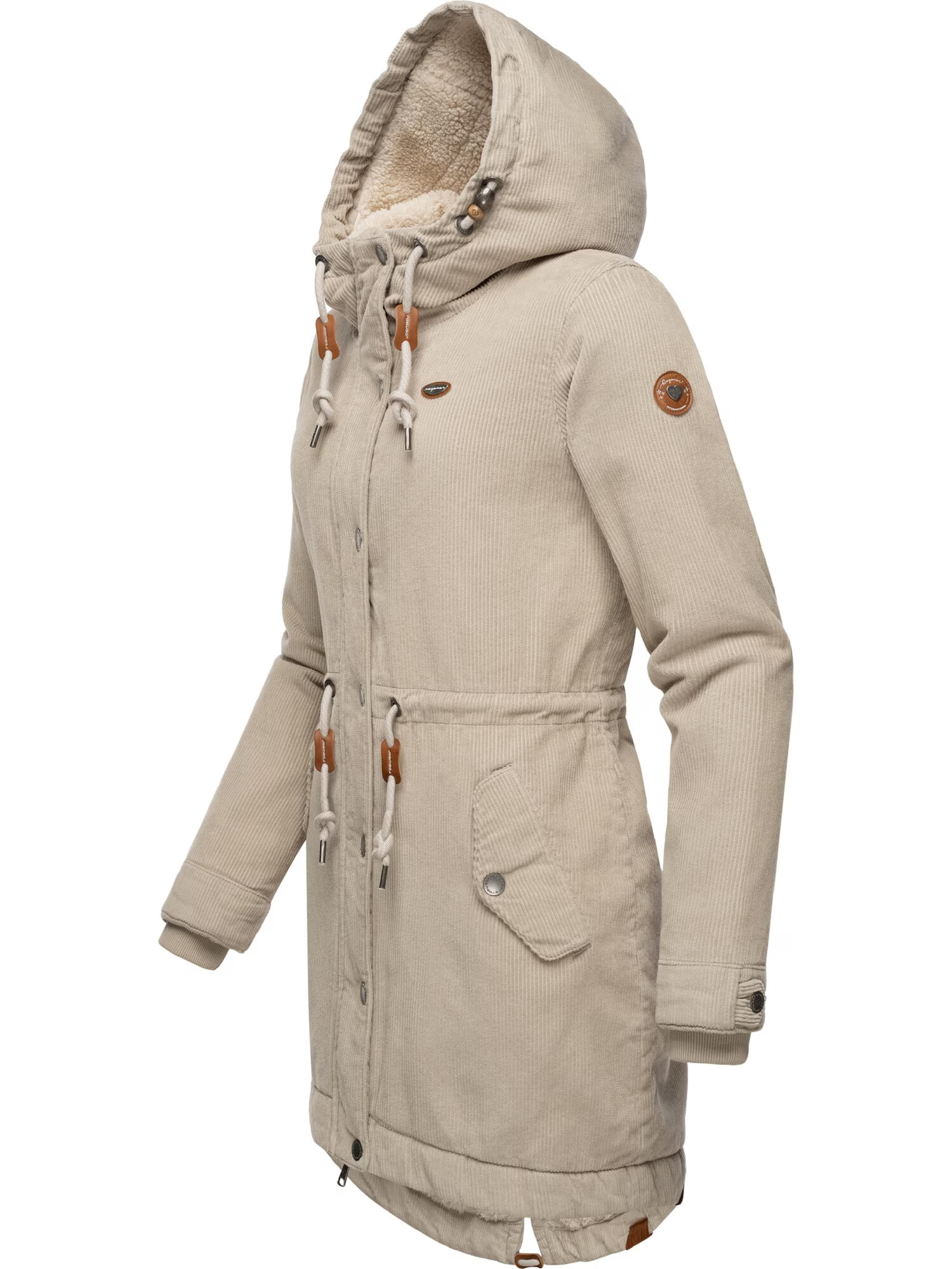 Ragwear Parka de iarnă 'Canny' bej - Pled.ro