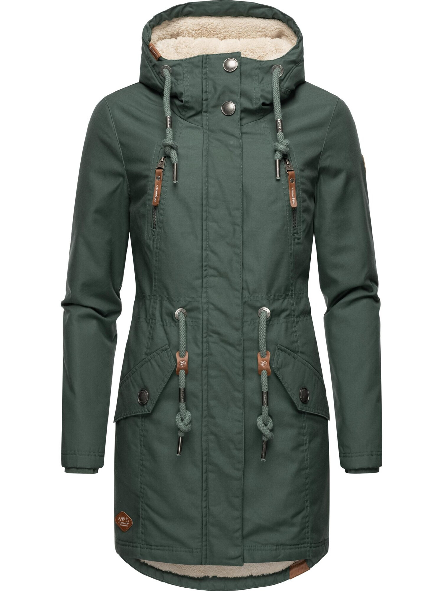 Ragwear Parka de iarnă 'Elsie' verde - Pled.ro