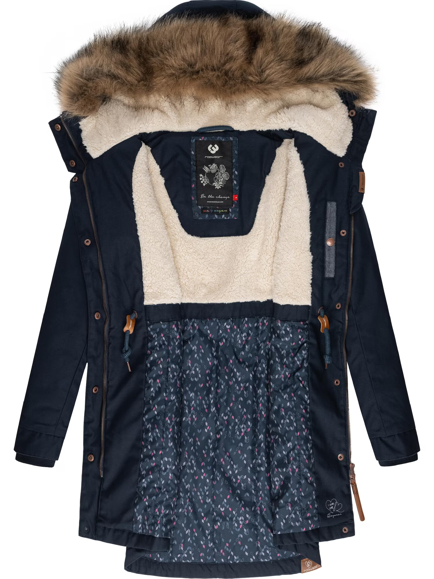 Ragwear Parka de iarnă 'Tawny' bleumarin - Pled.ro