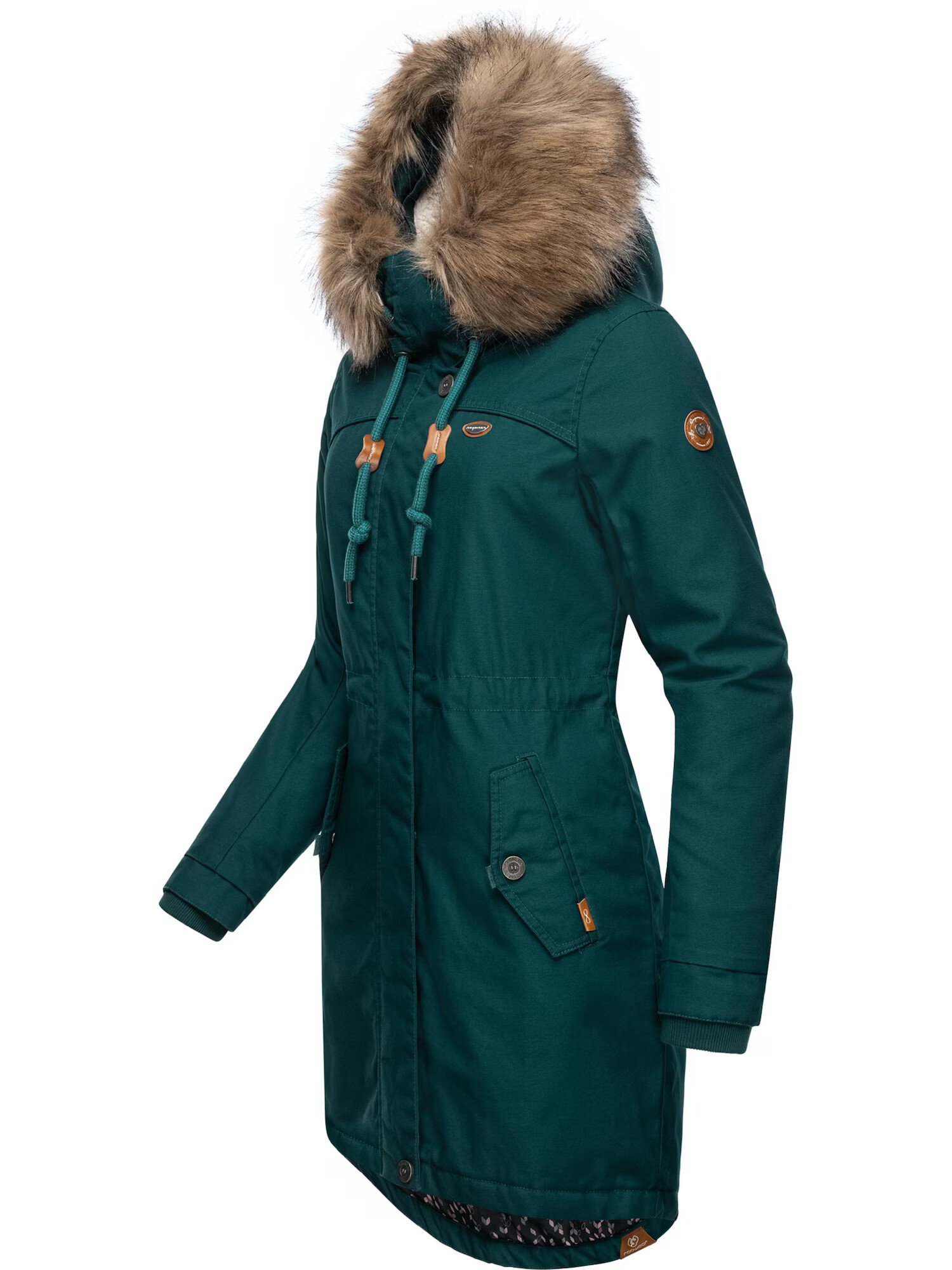 Ragwear Parka de iarnă 'Tawny' verde închis - Pled.ro