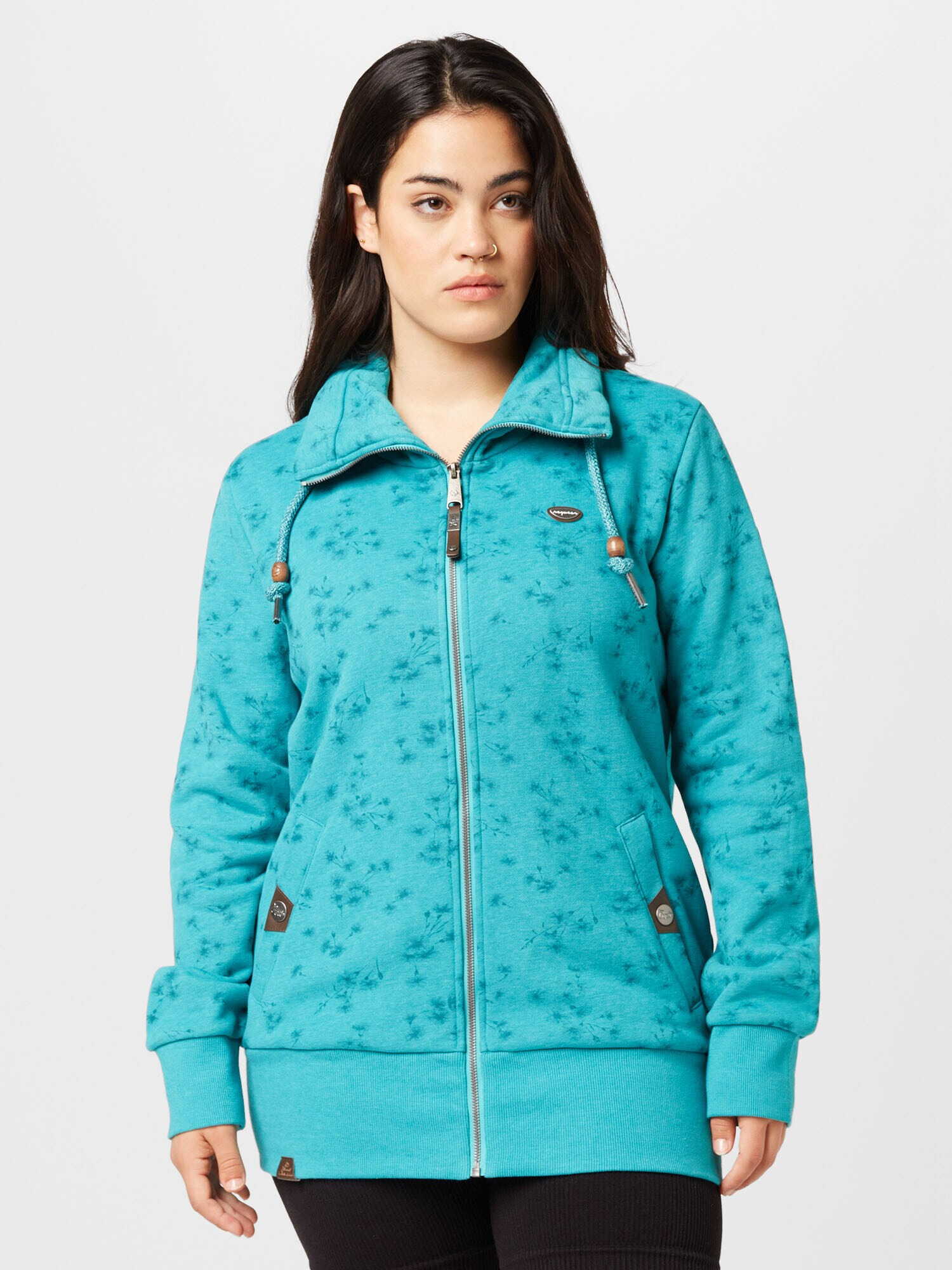 Ragwear Plus Hanorac 'RYLIE' turcoaz / albastru aqua - Pled.ro