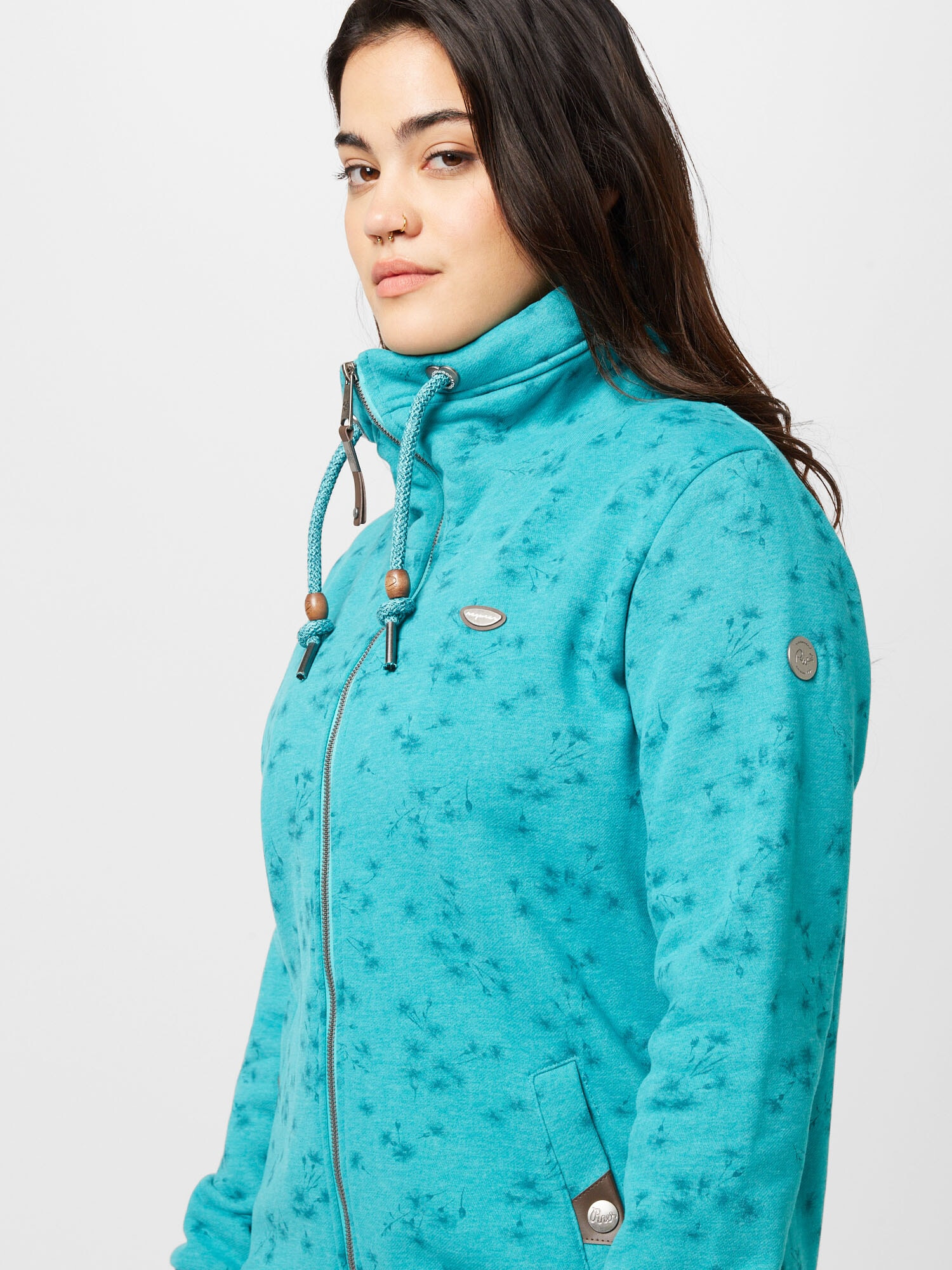 Ragwear Plus Hanorac 'RYLIE' turcoaz / albastru aqua - Pled.ro