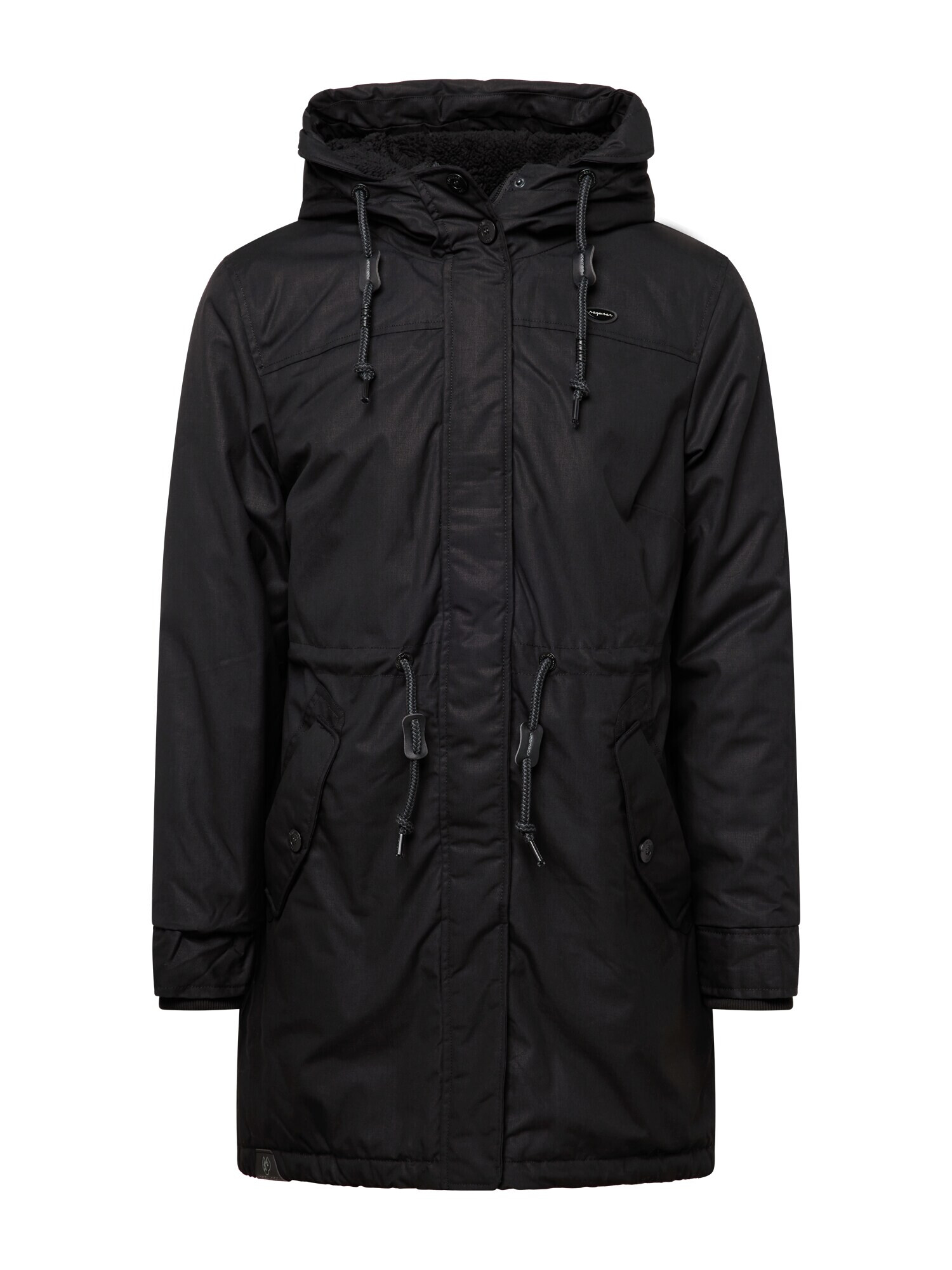 Ragwear Plus Parka de primăvară-toamnă 'ELBA' negru - Pled.ro