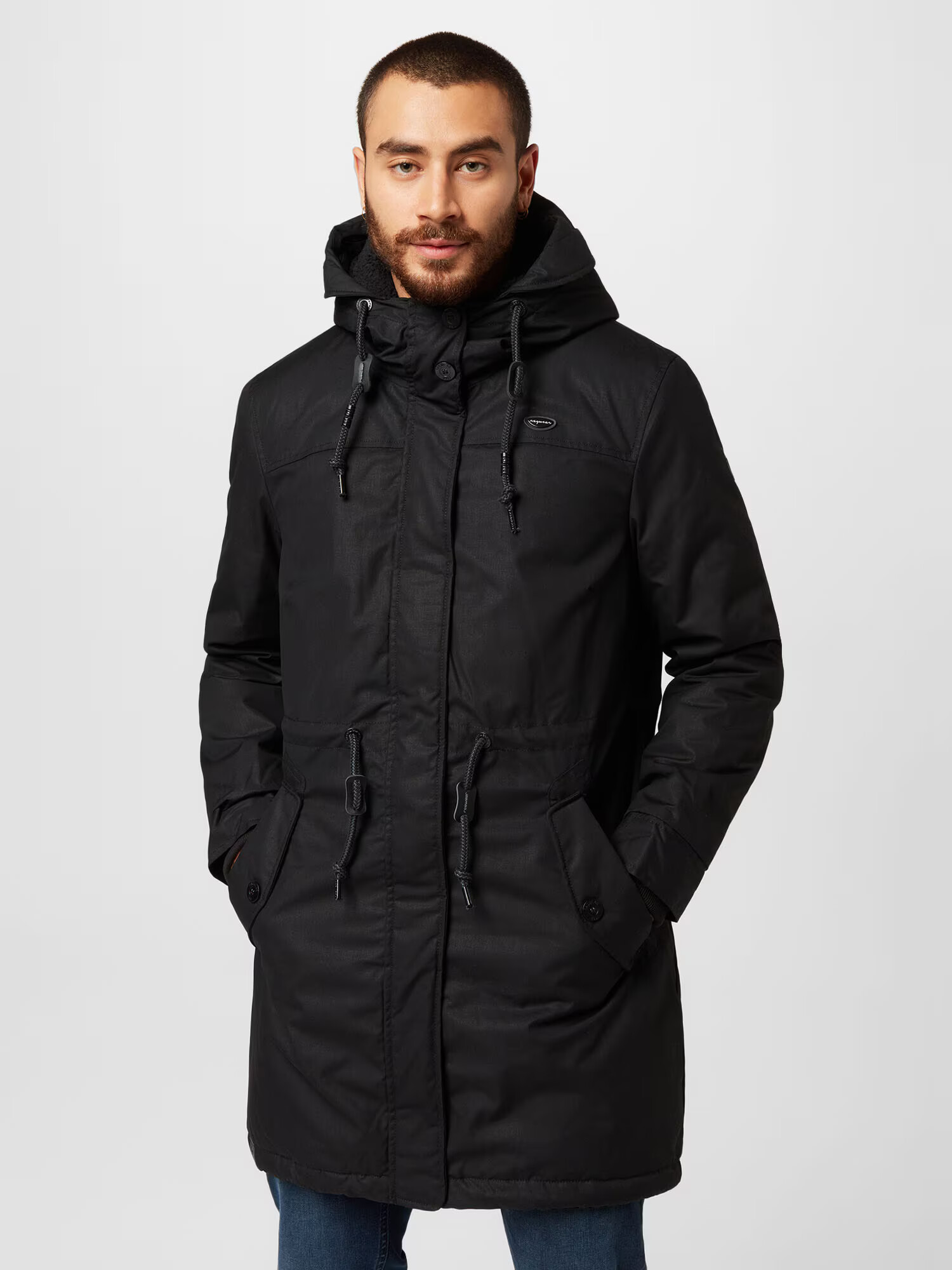 Ragwear Plus Parka de primăvară-toamnă 'ELBA' negru - Pled.ro