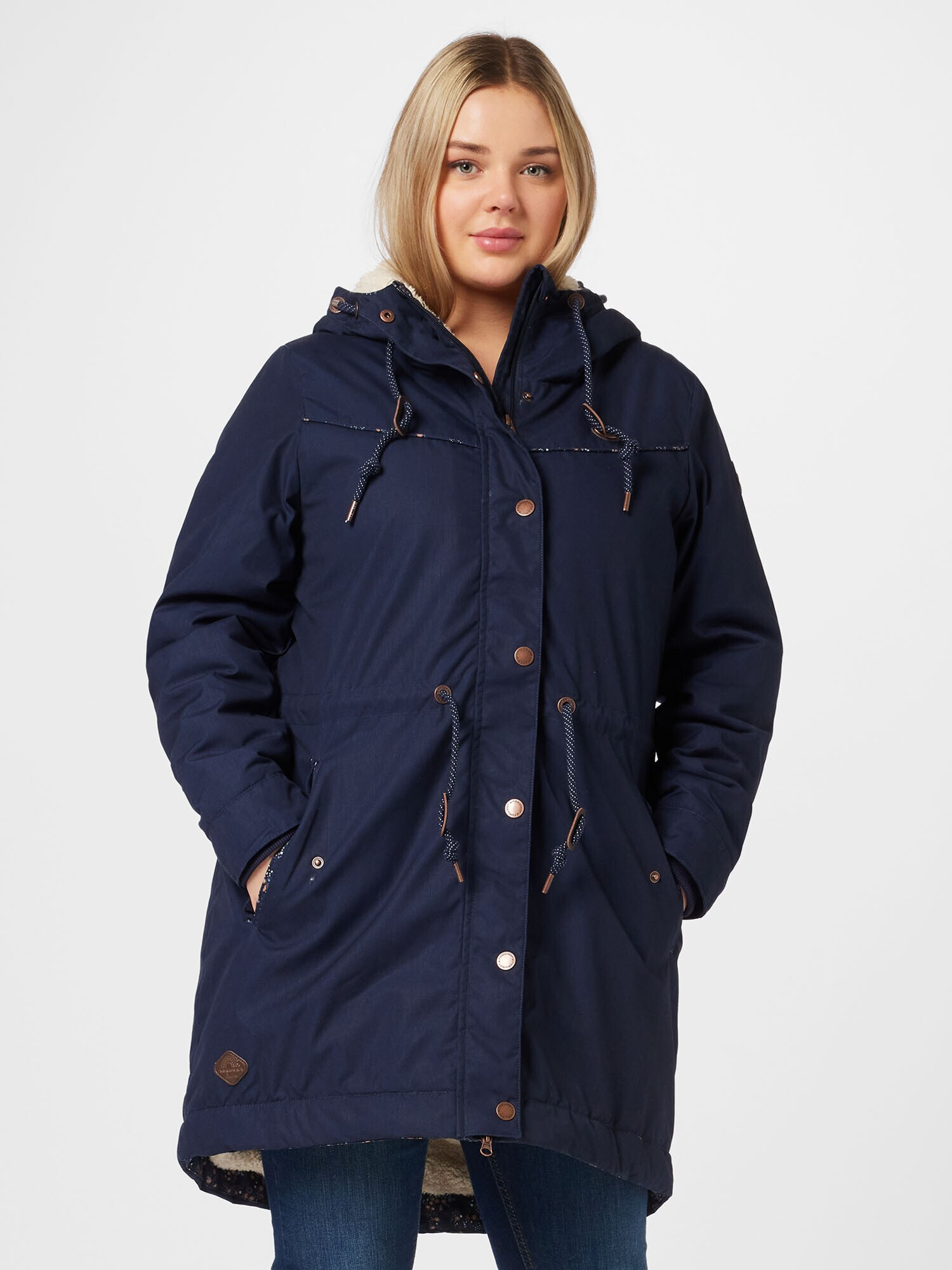 Ragwear Plus Parka de primăvară-toamnă 'CANNY' bleumarin - Pled.ro