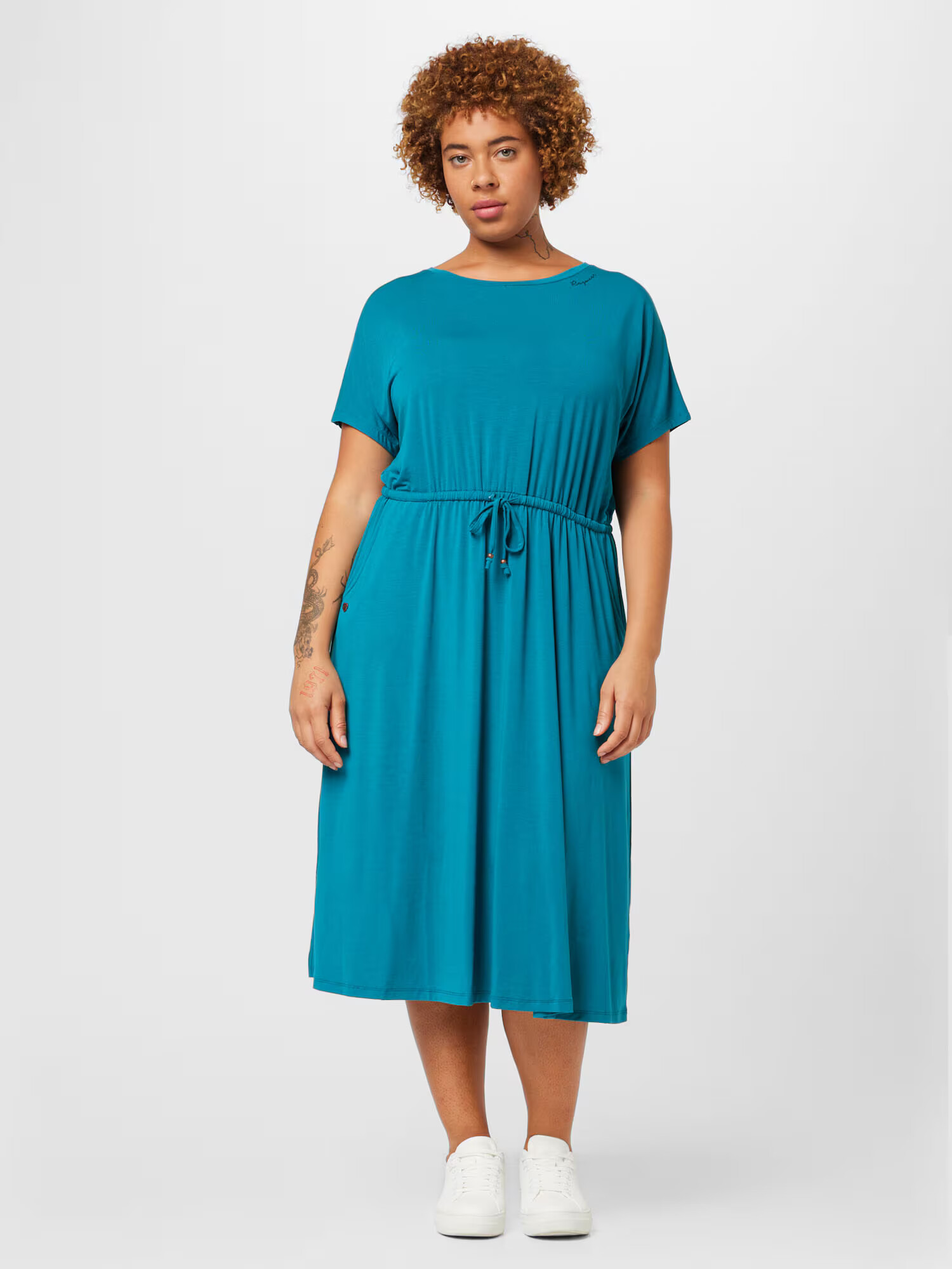 Ragwear Plus Rochie 'PECORI' cyan - Pled.ro