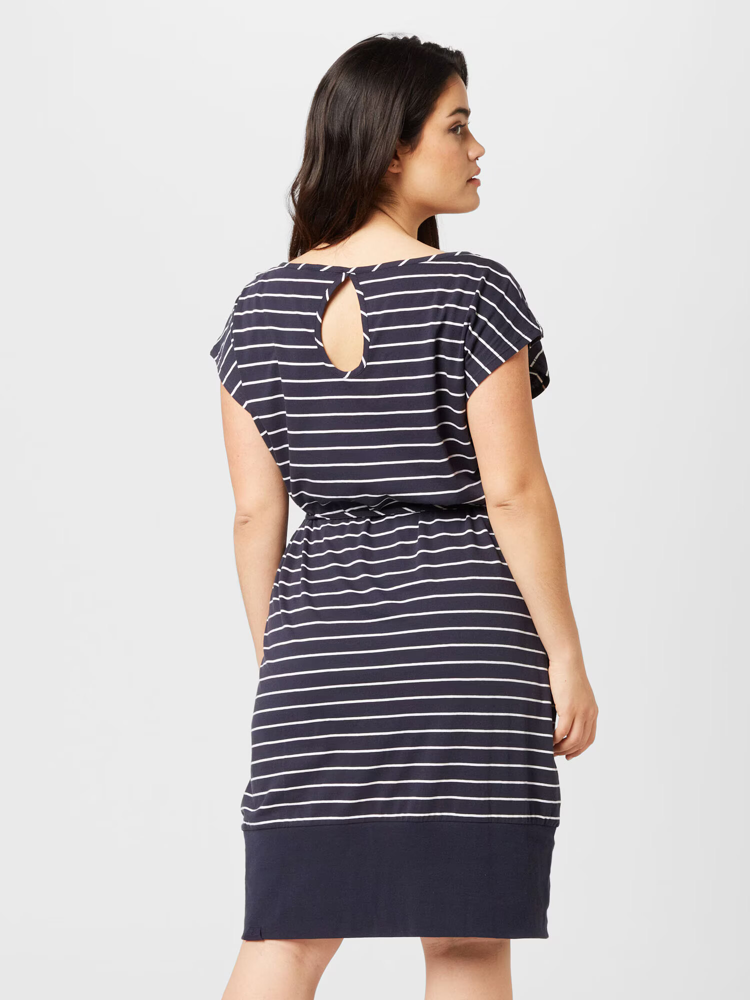 Ragwear Plus Rochie 'SOCHO' bleumarin / alb - Pled.ro