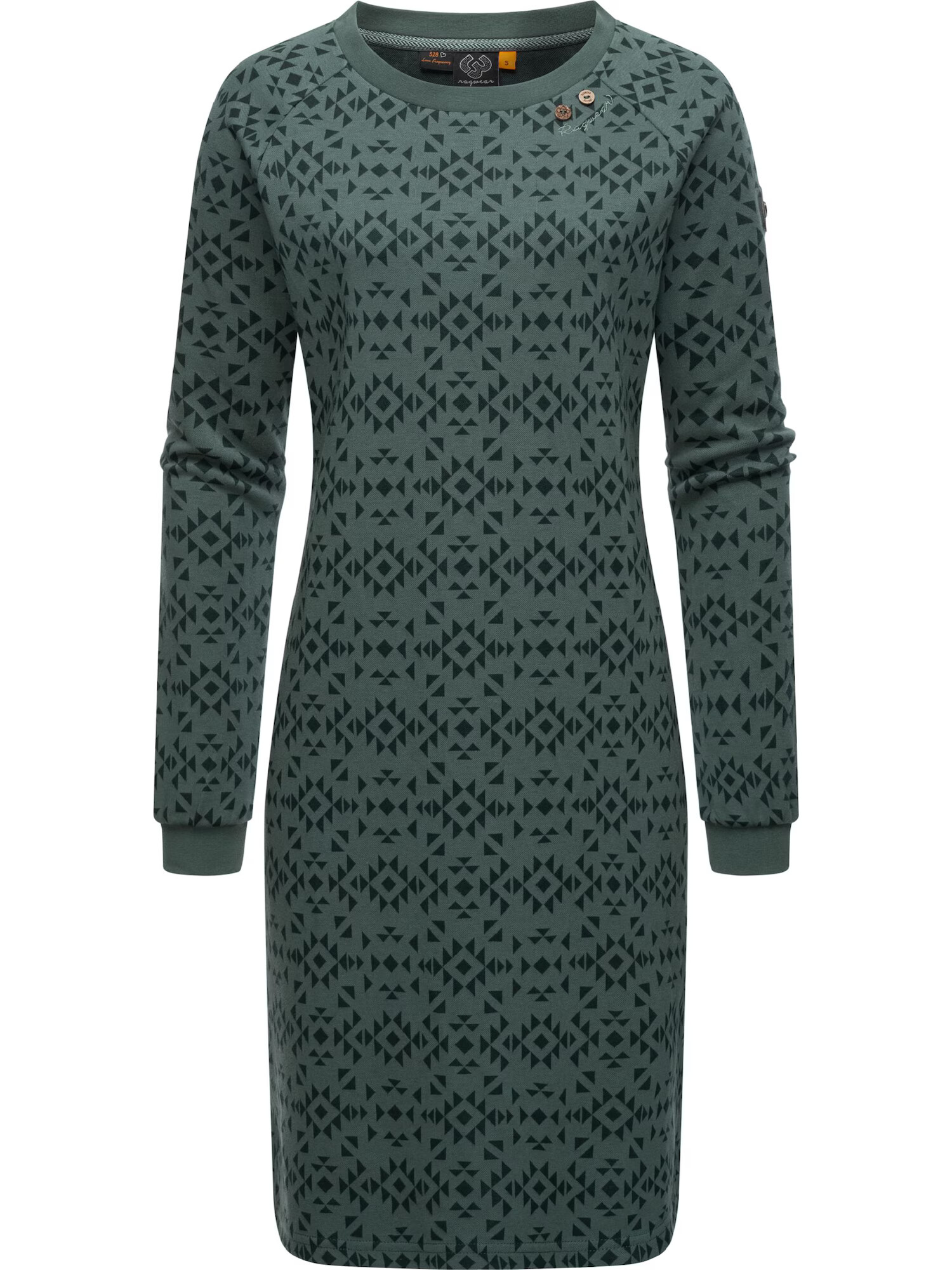 Ragwear Rochie 'Dassa Aztec' verde - Pled.ro