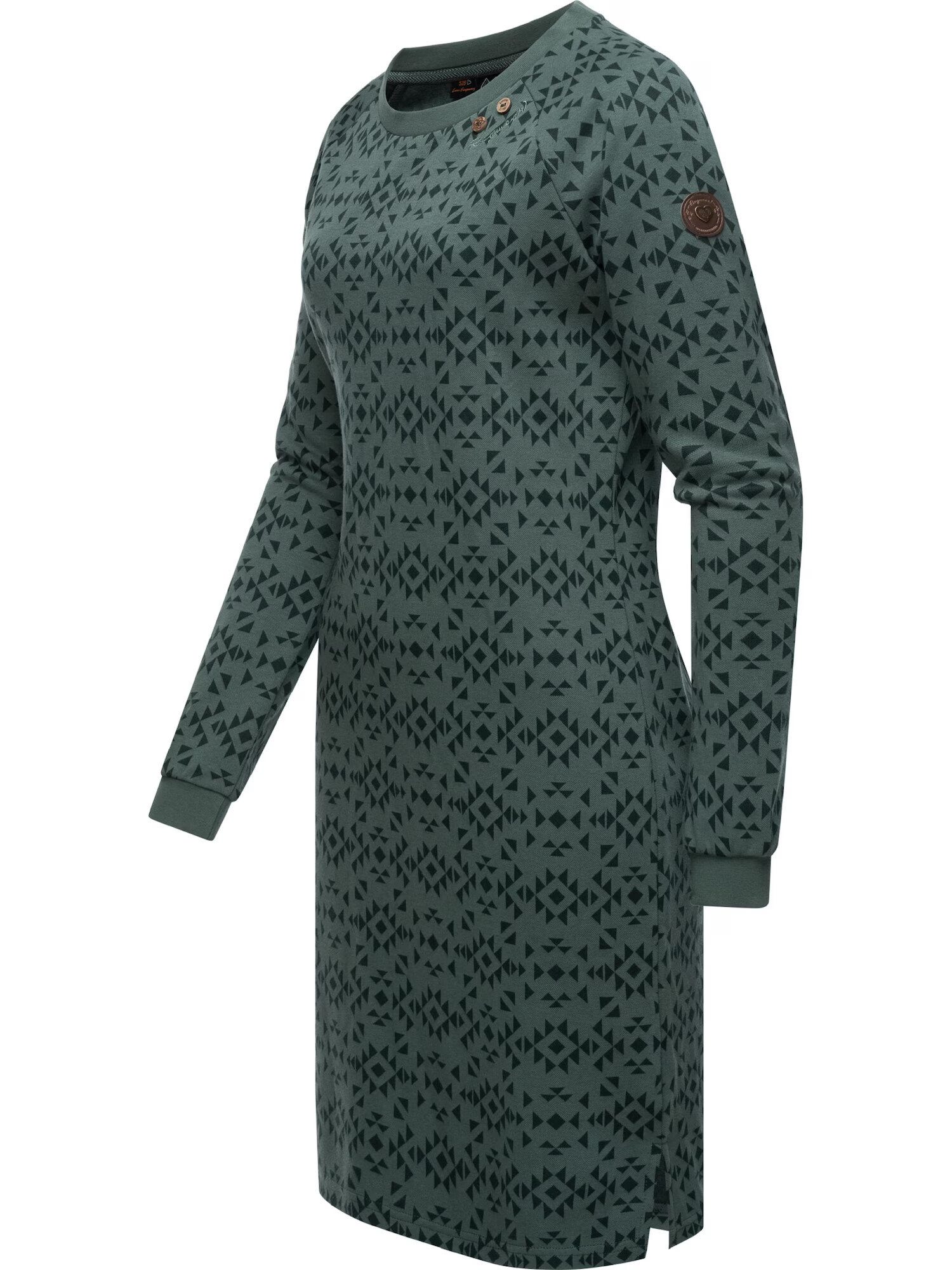 Ragwear Rochie 'Dassa Aztec' verde - Pled.ro