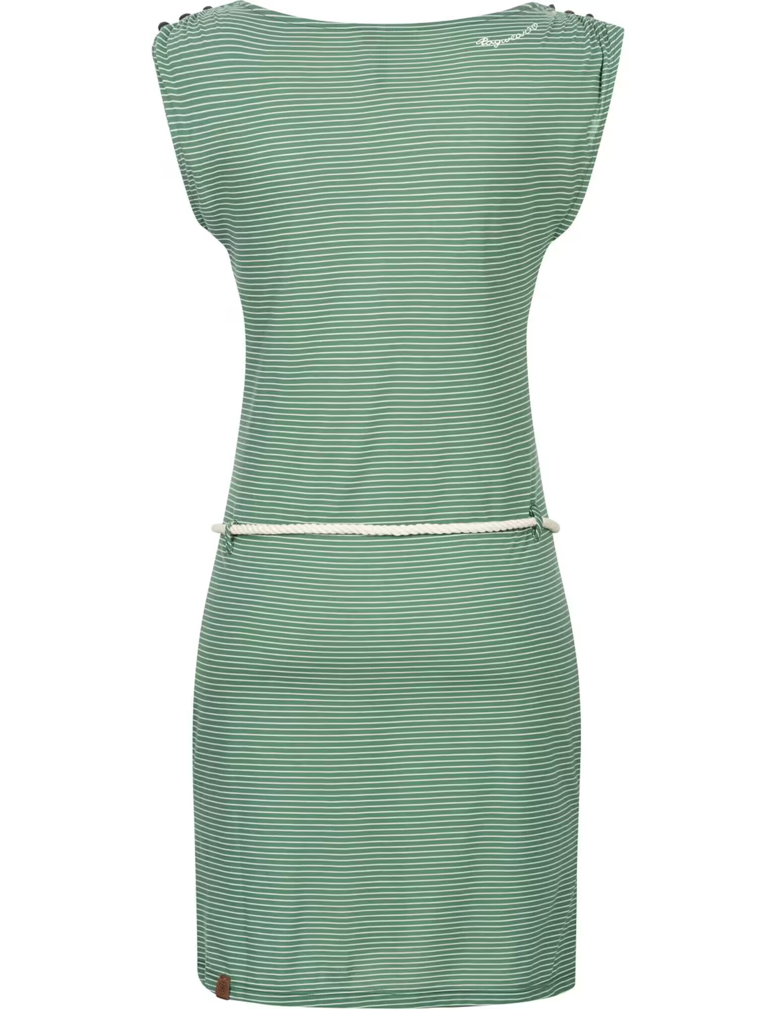 Ragwear Rochie de vară 'Chego' verde / alb - Pled.ro