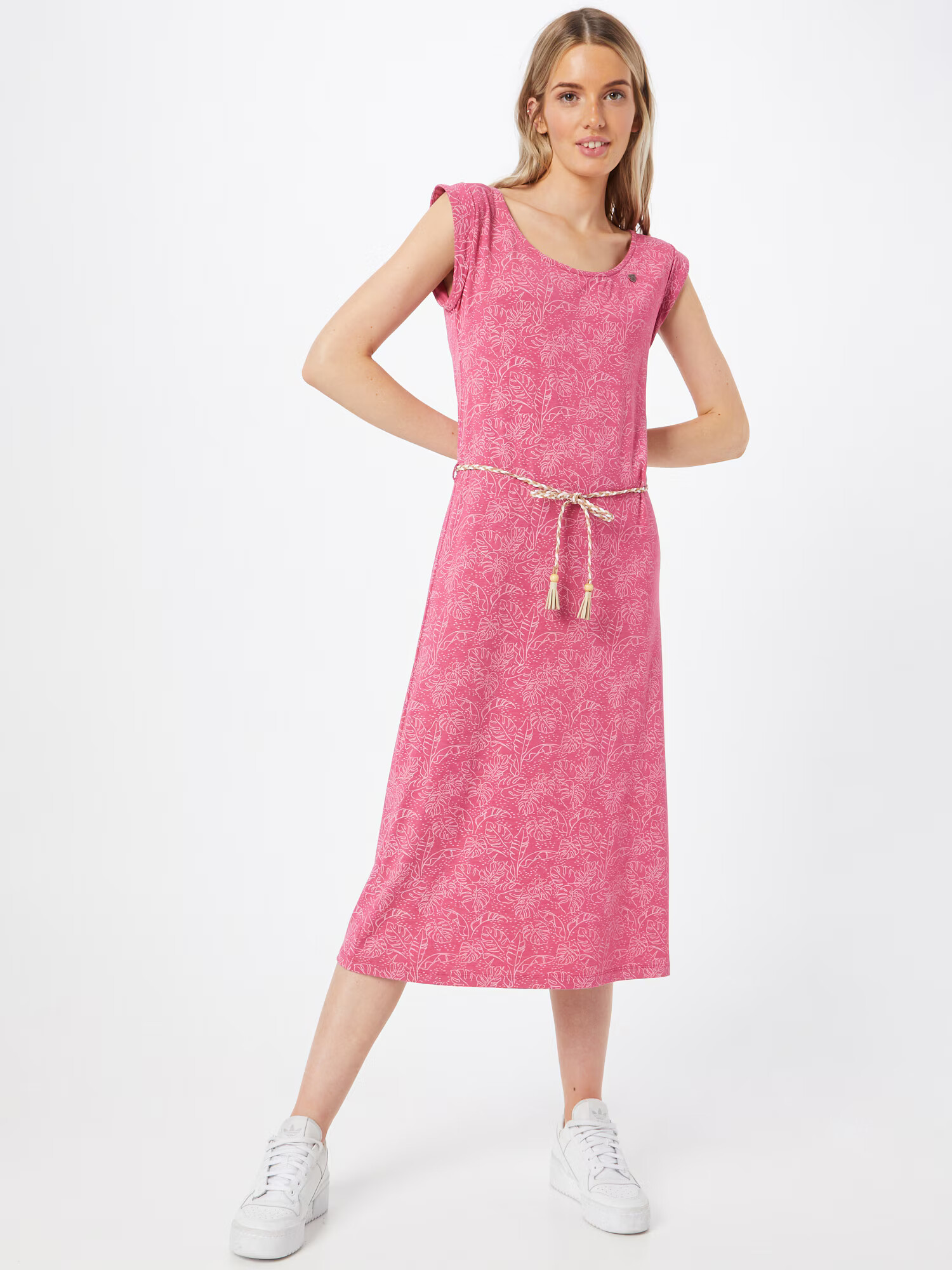 Ragwear Rochie de vară magenta / alb - Pled.ro