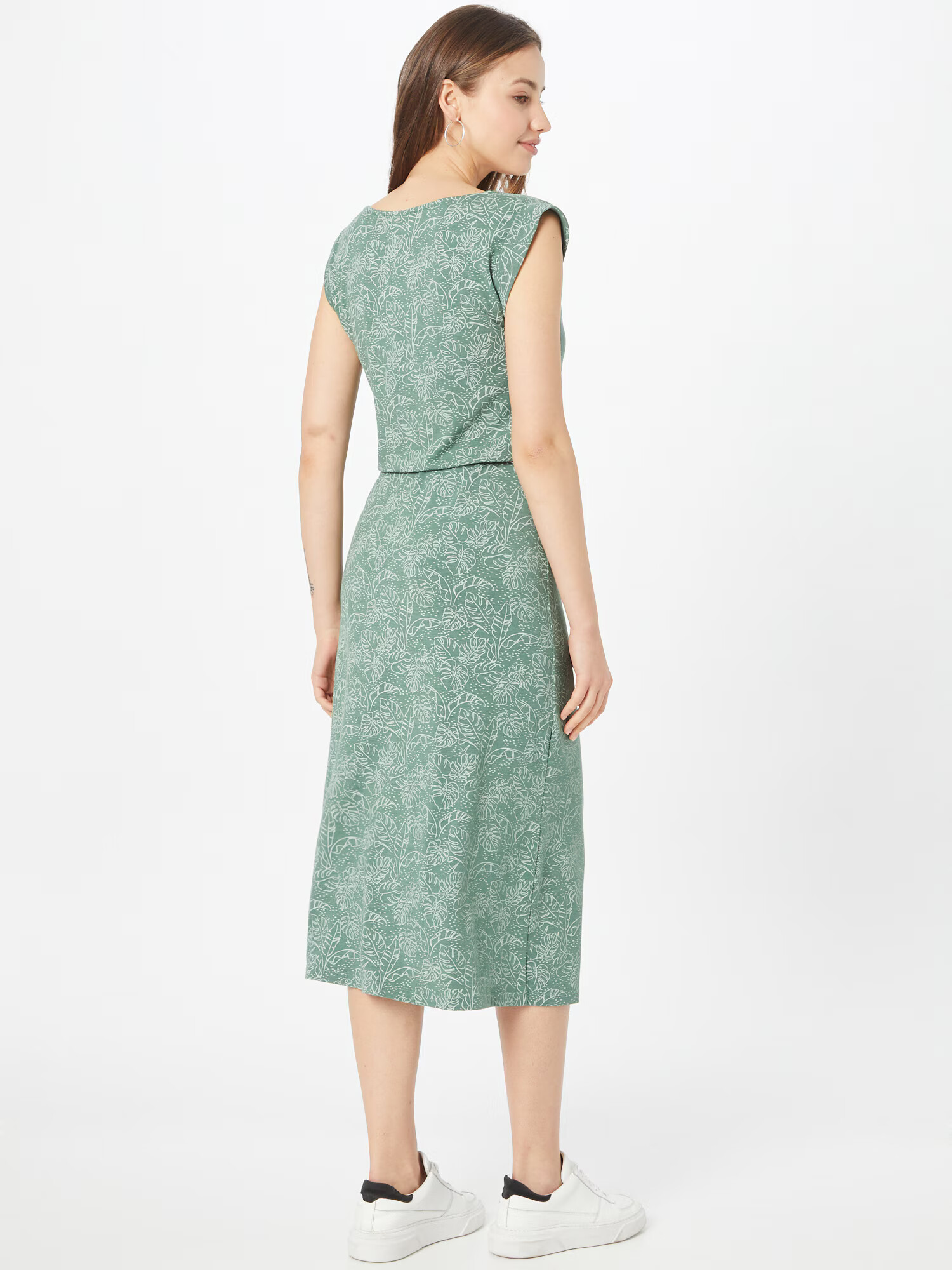 Ragwear Rochie de vară 'TAG' verde / alb - Pled.ro