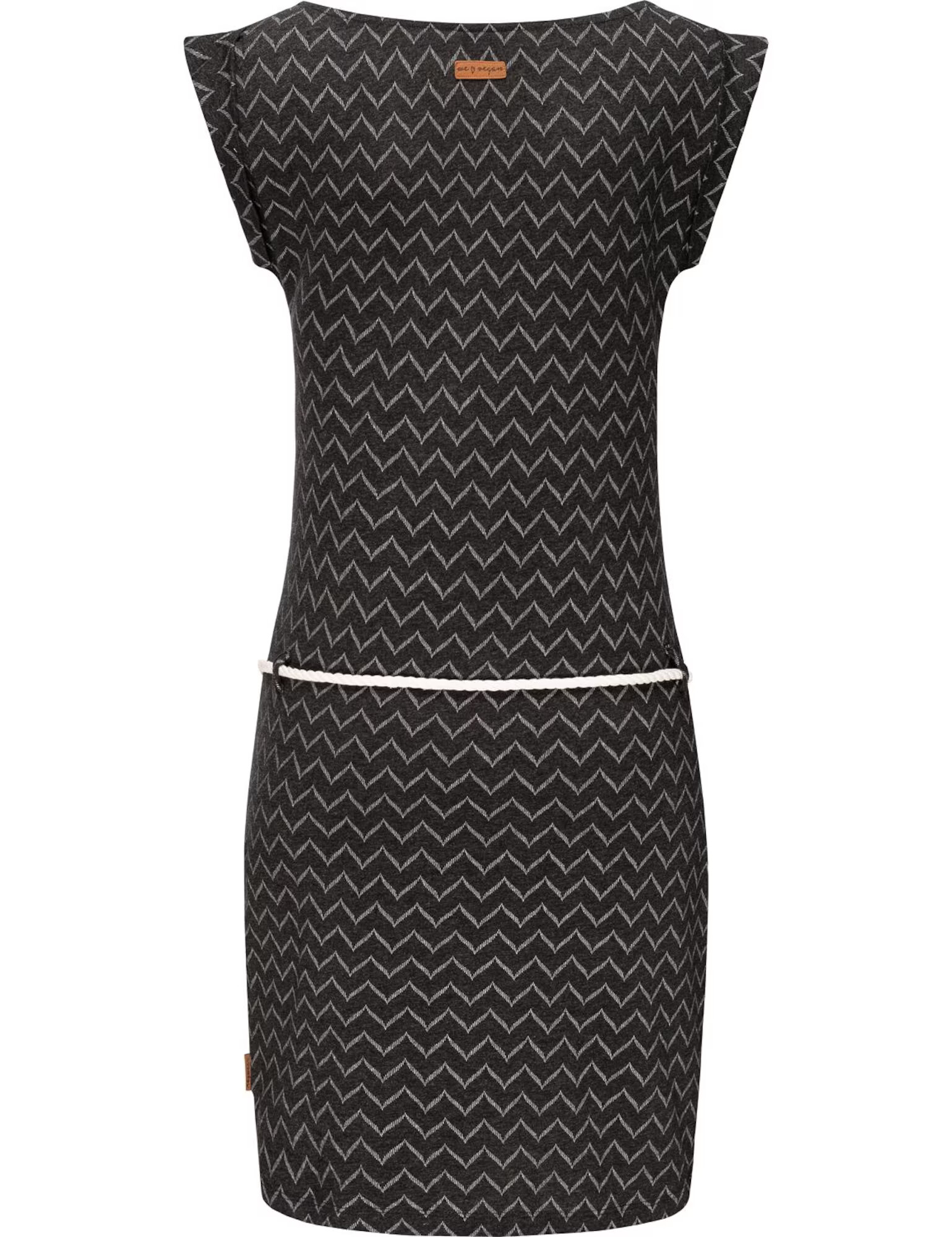 Ragwear Rochie de vară 'Tag Zig Zag' negru / alb - Pled.ro