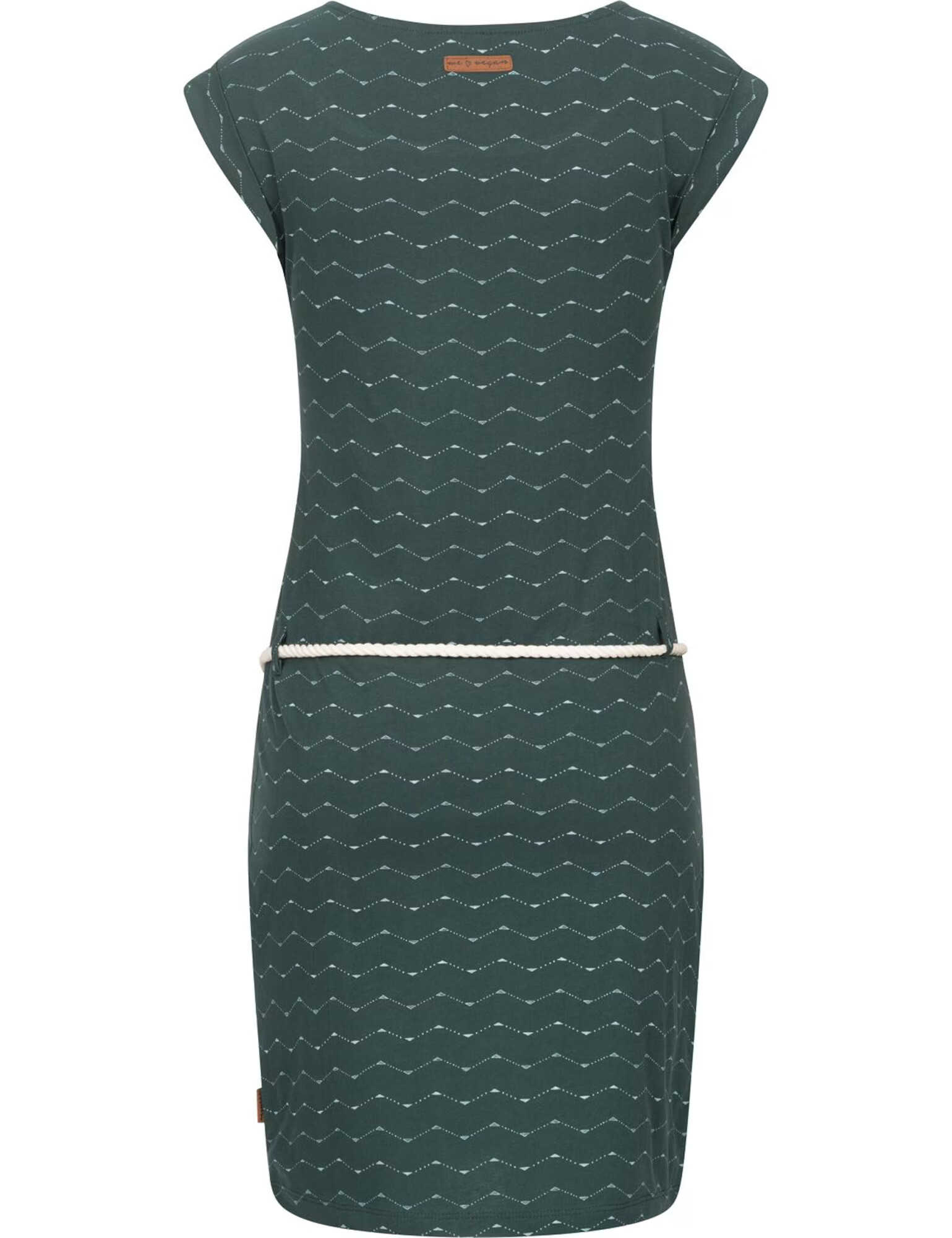 Ragwear Rochie de vară 'Tag Zig Zag' verde smarald / verde pastel - Pled.ro