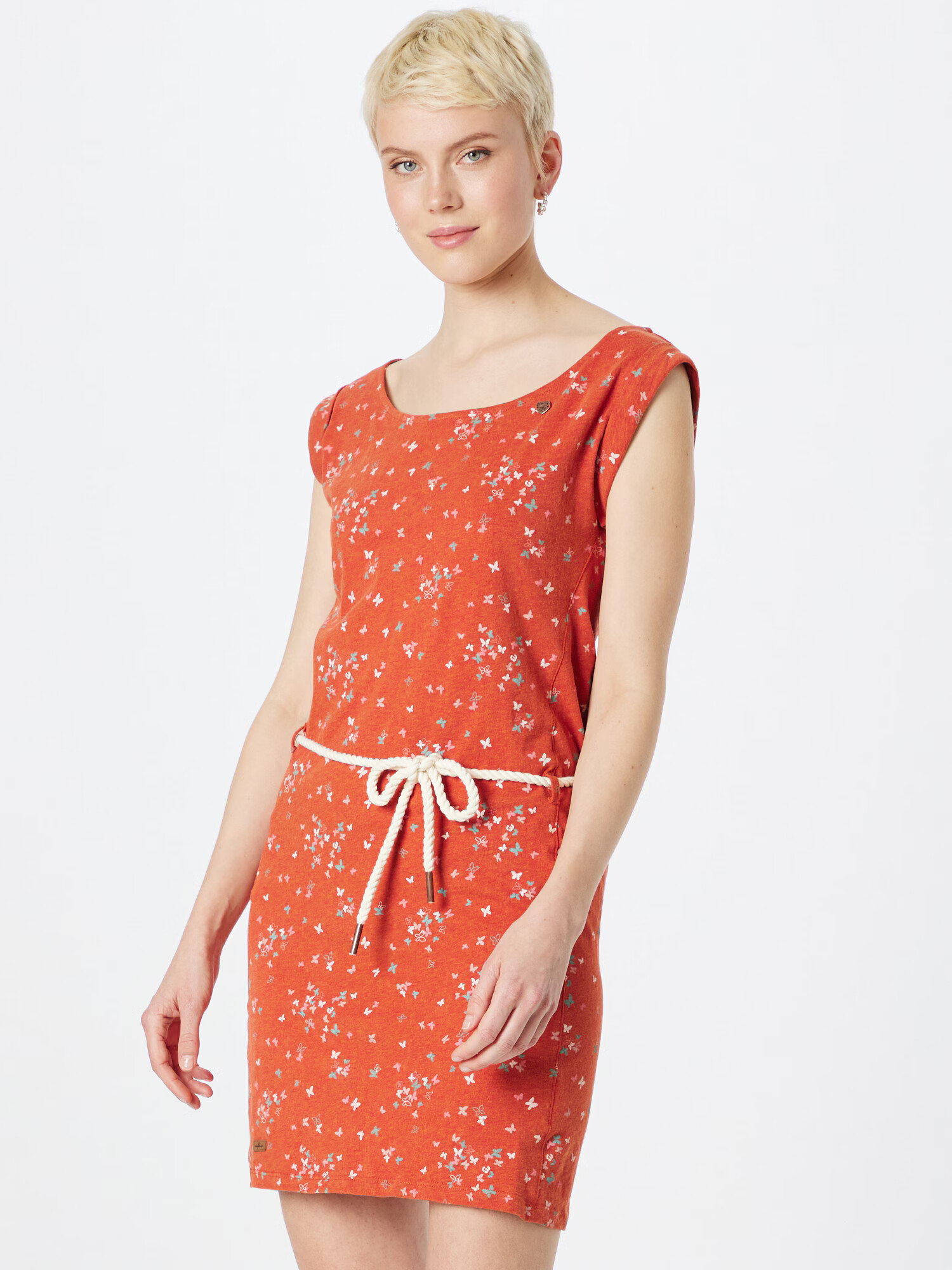 Ragwear Rochie de vară 'TAMY' albastru deschis / roz / roșu orange / alb - Pled.ro