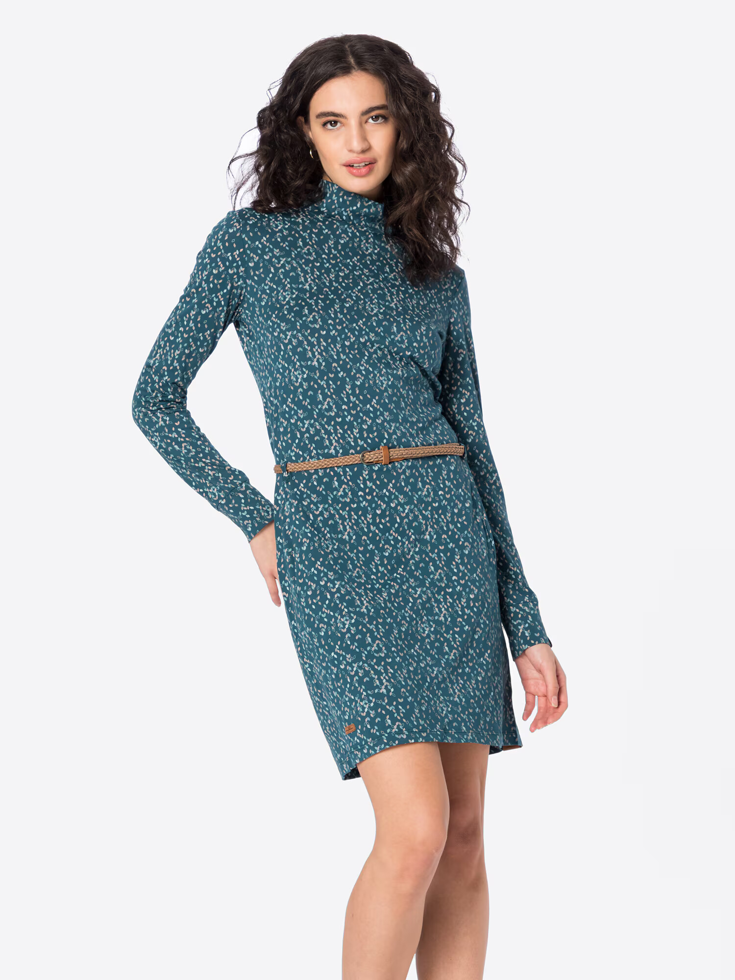 Ragwear Rochie 'DUHA' albastru deschis / verde închis / alb - Pled.ro