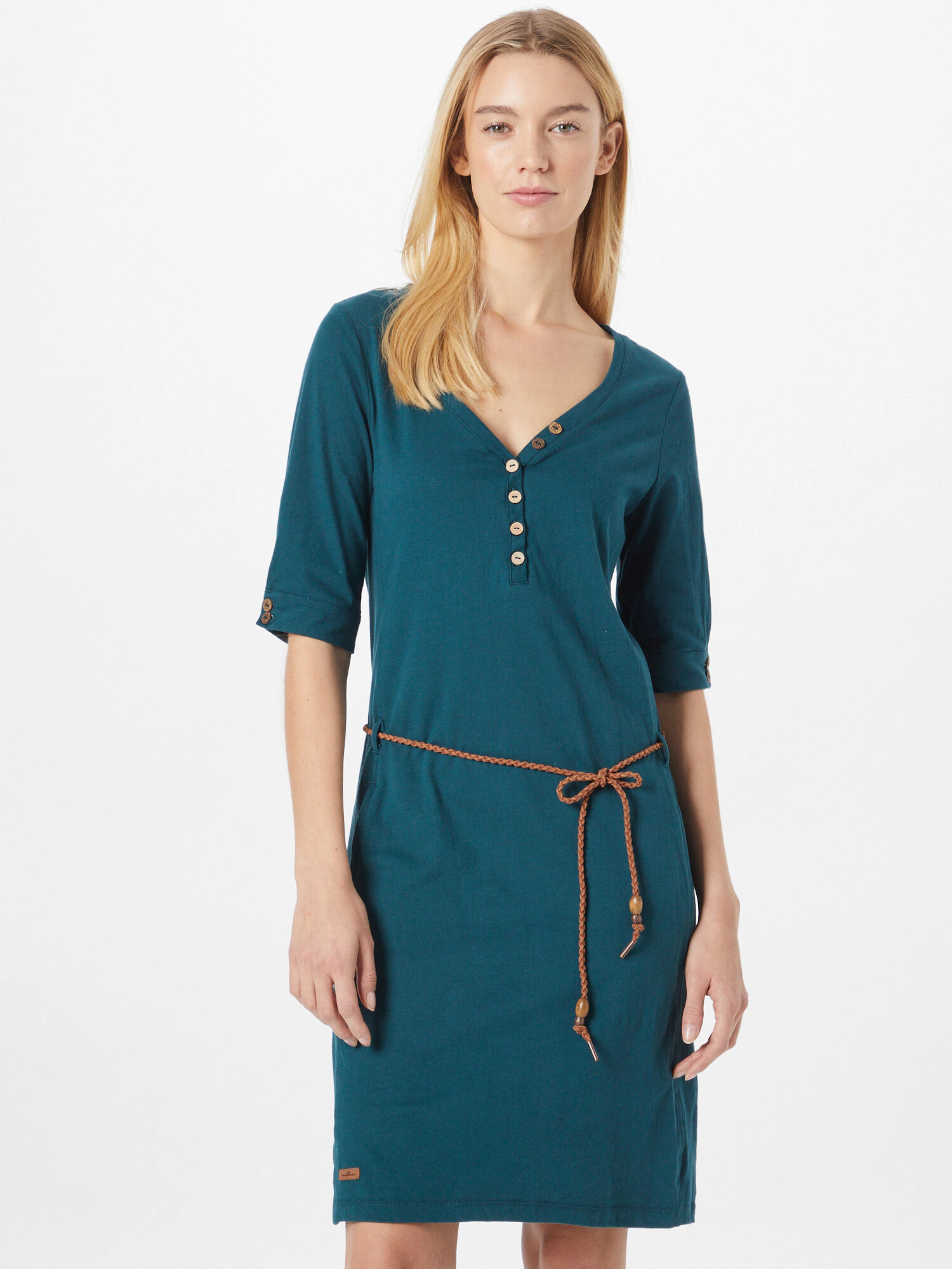 Ragwear Rochie 'IRRIDA' maro / verde petrol - Pled.ro