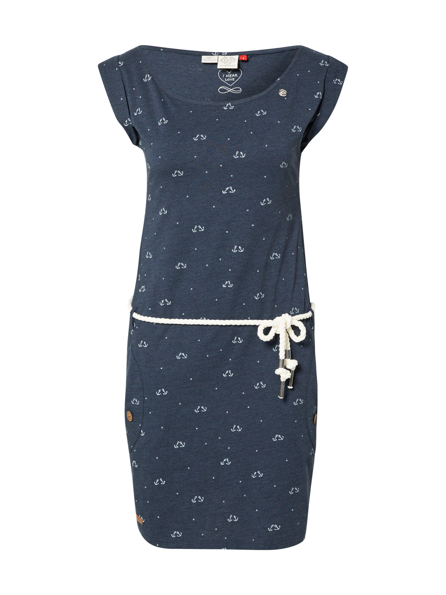 Ragwear Rochie 'Marina' bleumarin / alb - Pled.ro