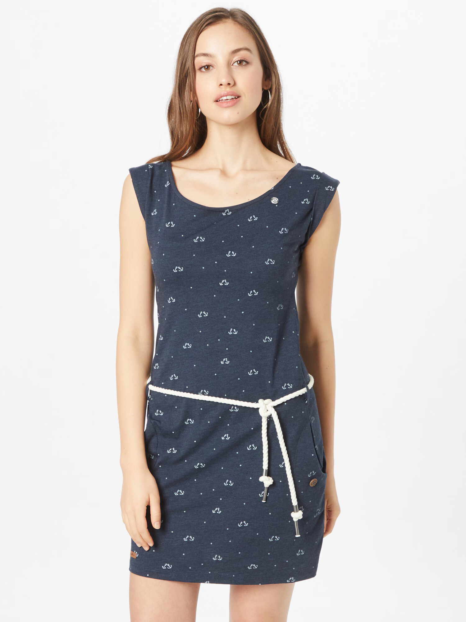 Ragwear Rochie 'Marina' bleumarin / alb - Pled.ro