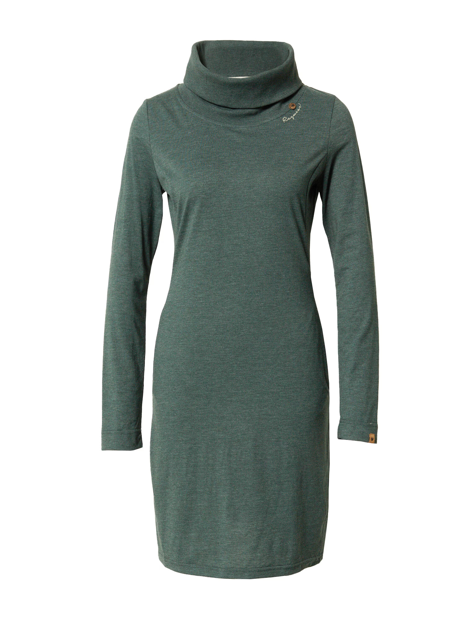 Ragwear Rochie 'PLENA' verde închis / alb - Pled.ro