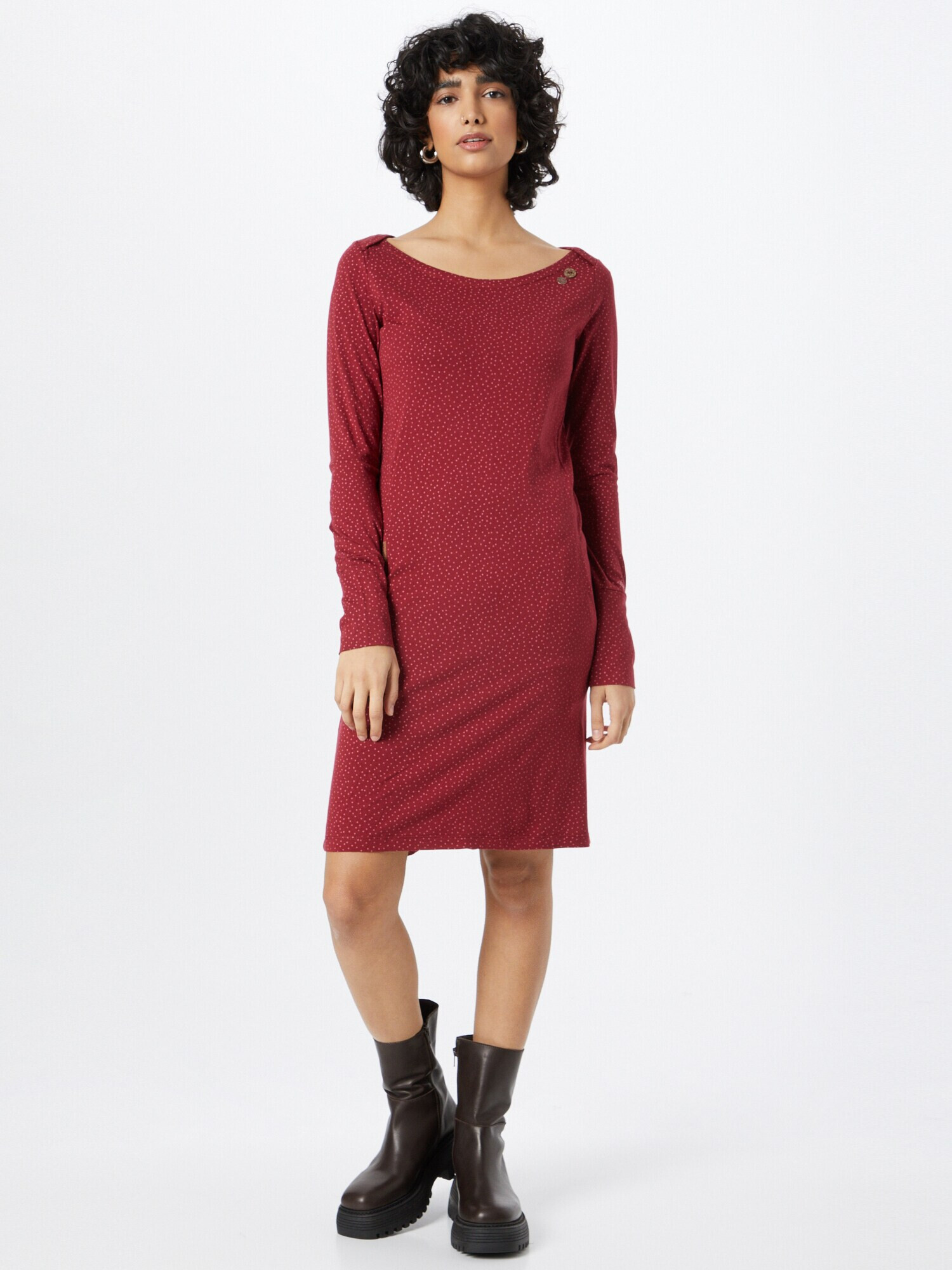 Ragwear Rochie roz / roșu vin - Pled.ro