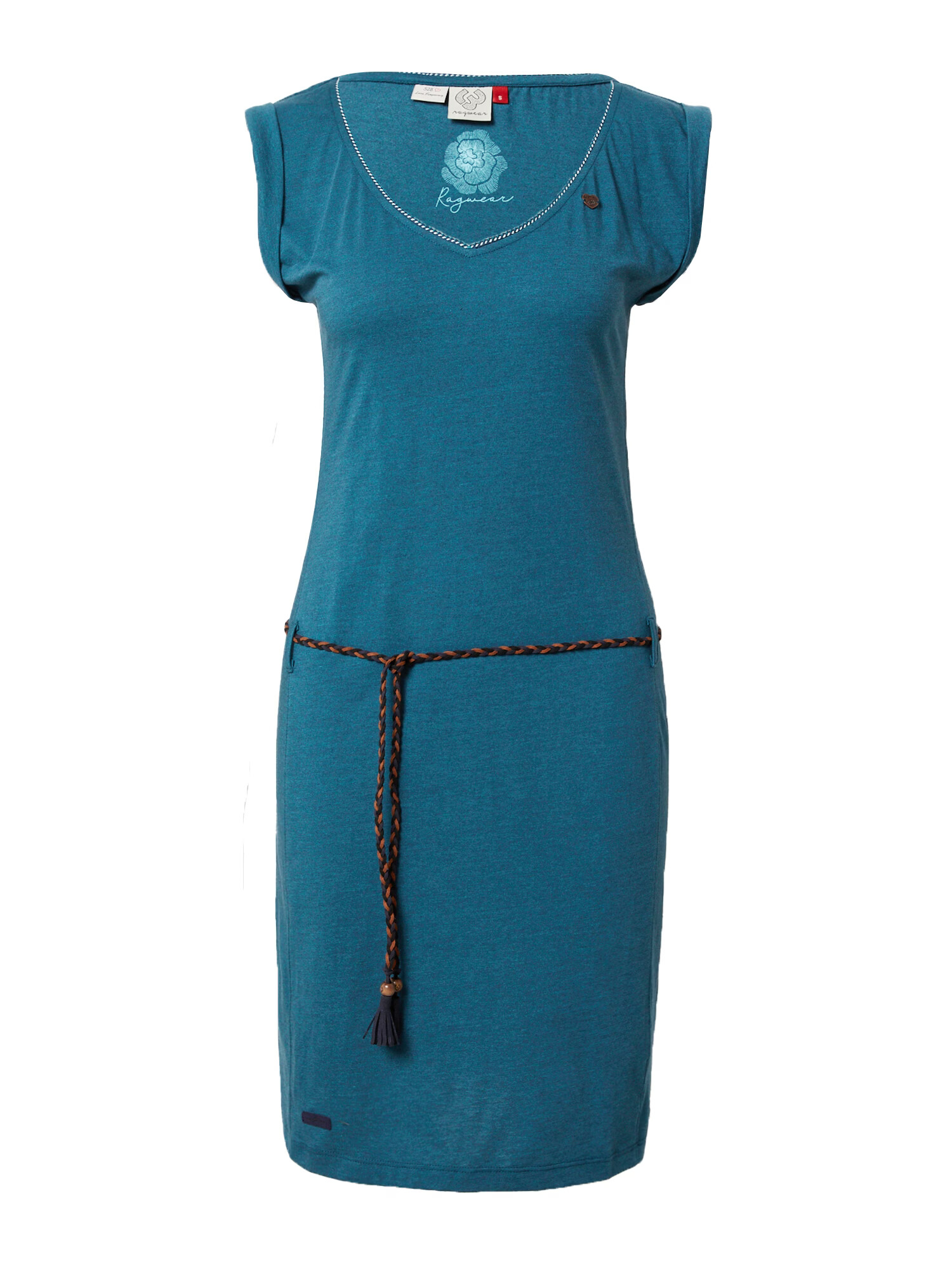 Ragwear Rochie 'SLAVKA' bleumarin / maro / verde petrol / alb - Pled.ro